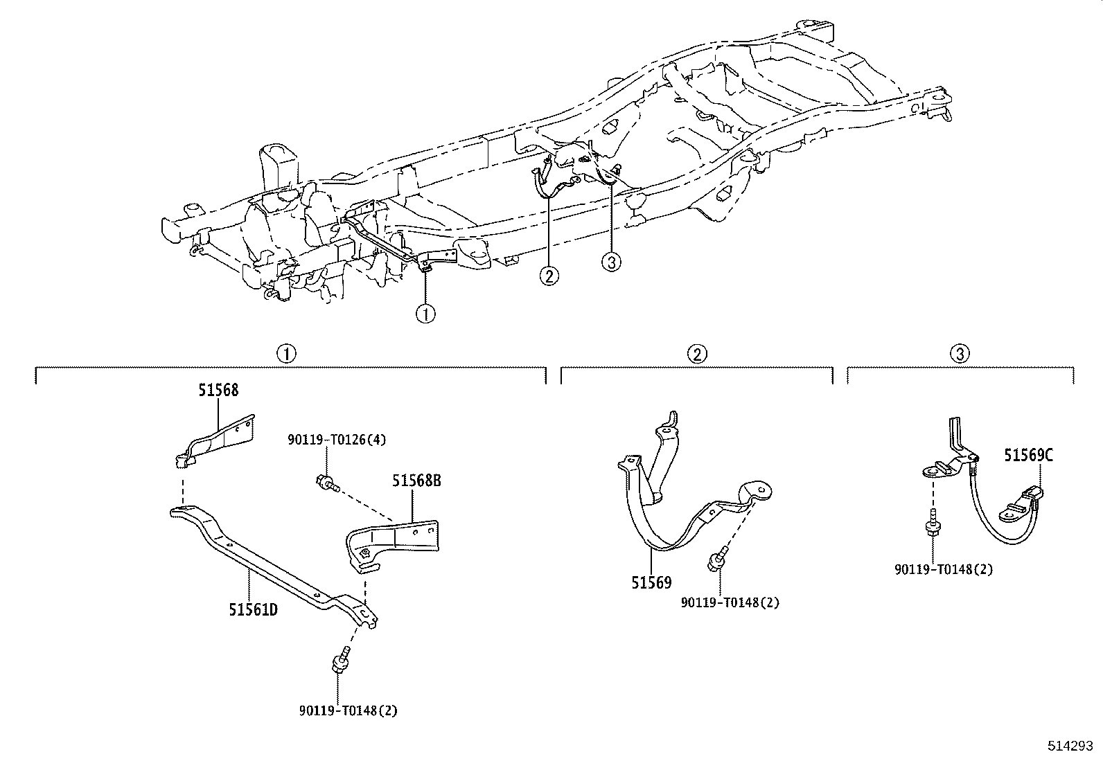 51001-KK503 FRAME SUB-ASSY product image