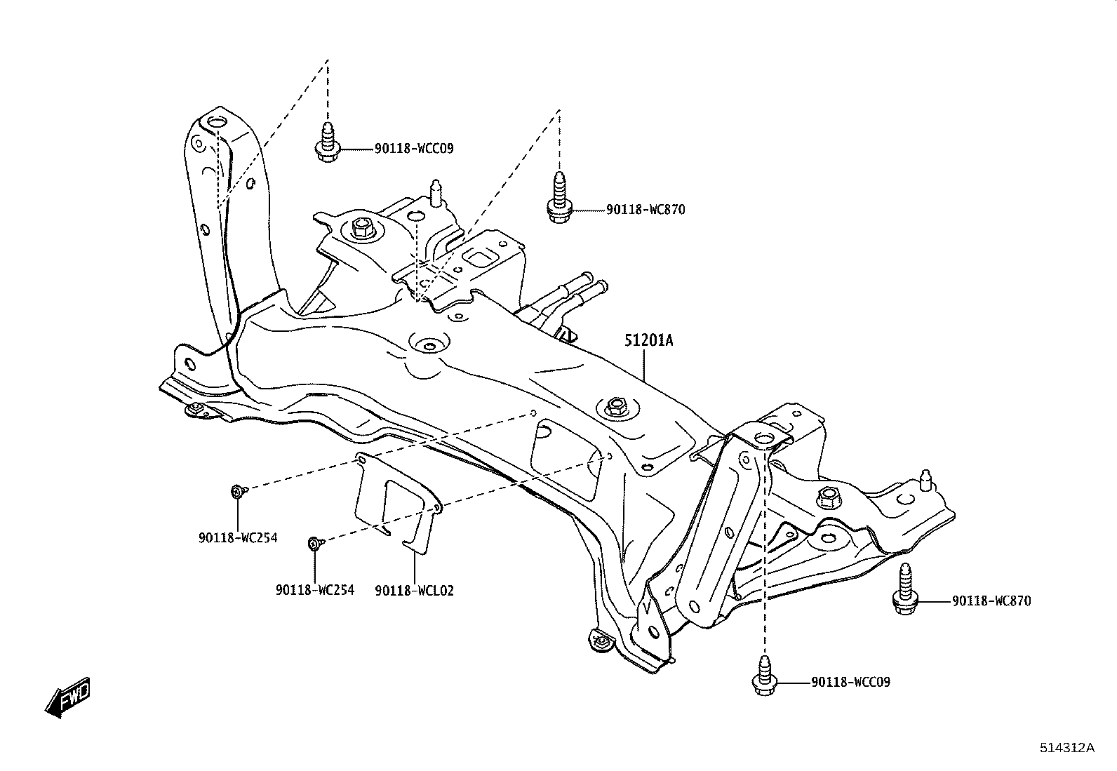 51441-WC007 COVER, ENGINE UNDER, NO.1 product image