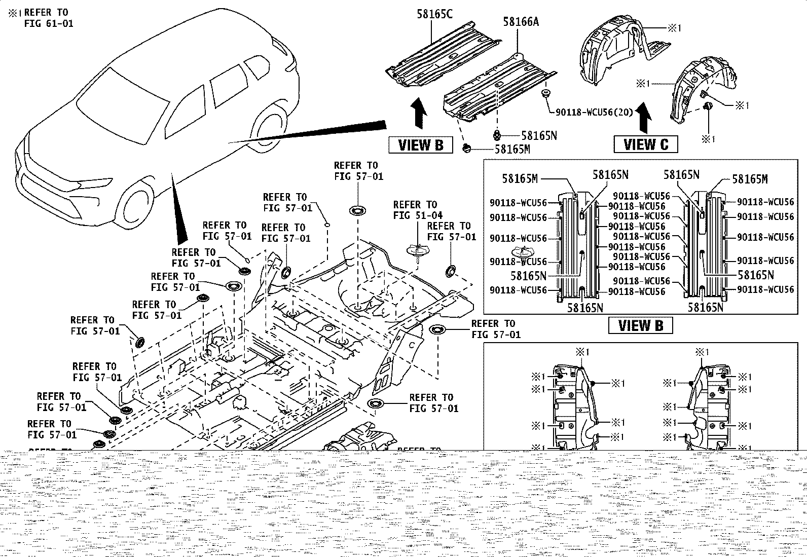 51441-WC007 COVER, ENGINE UNDER, NO.1 product image