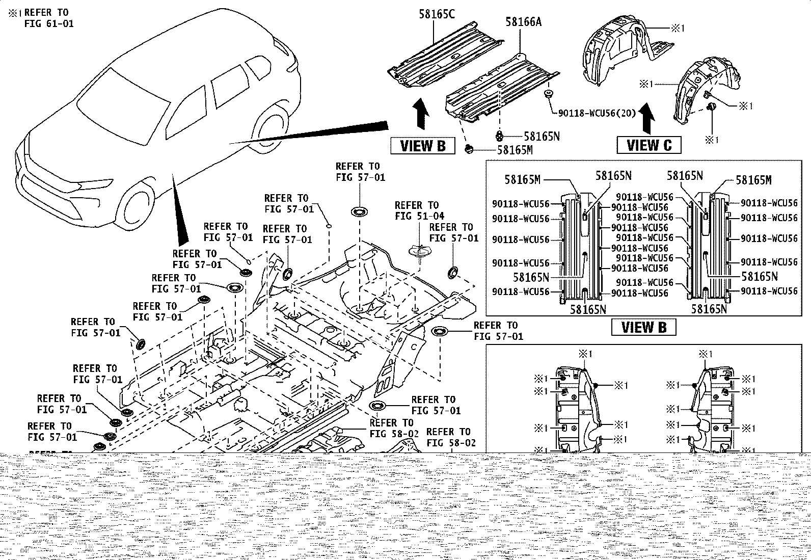 51441-WC007 COVER, ENGINE UNDER, NO.1 product image