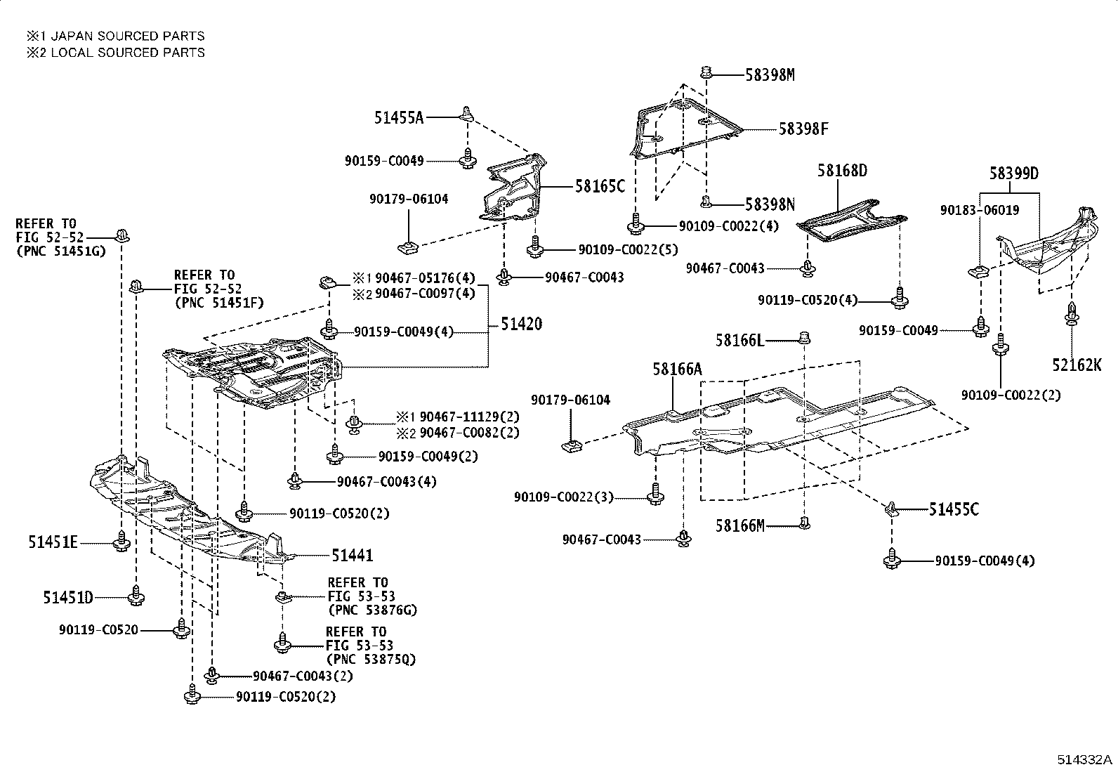 51100-08130 Toyota Reference Part product image