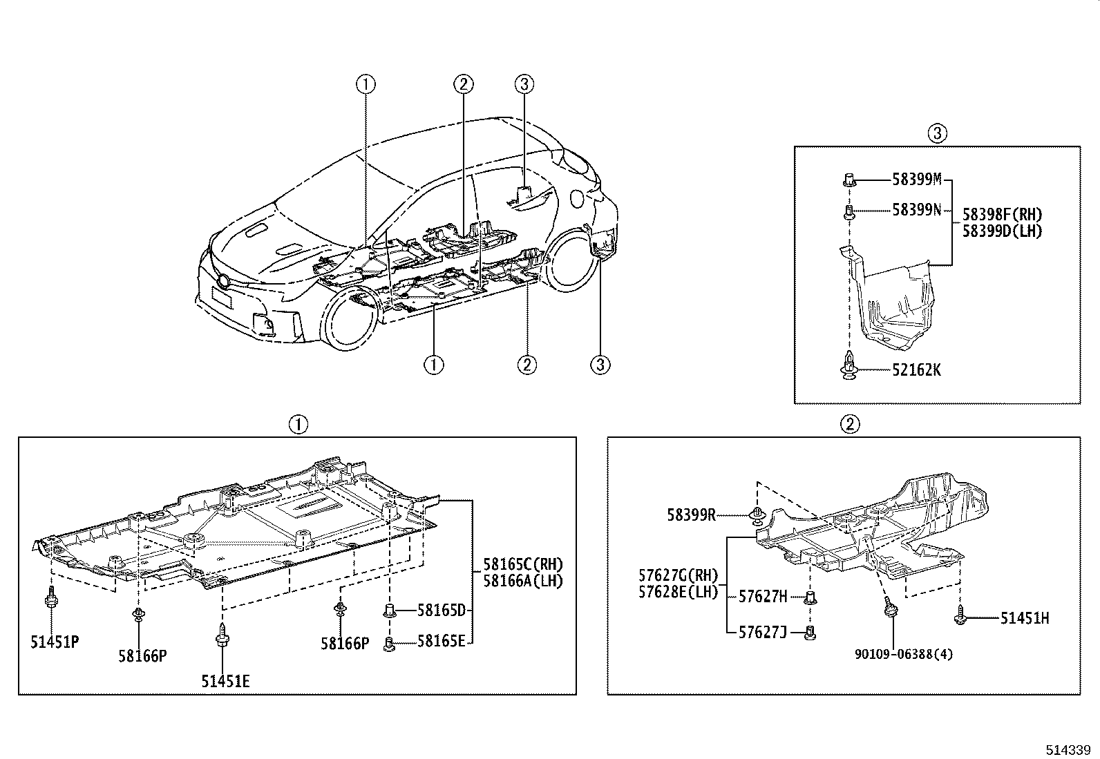 51206-12230 MEMBER SUB-ASSY, REAR SUSPENSION product image