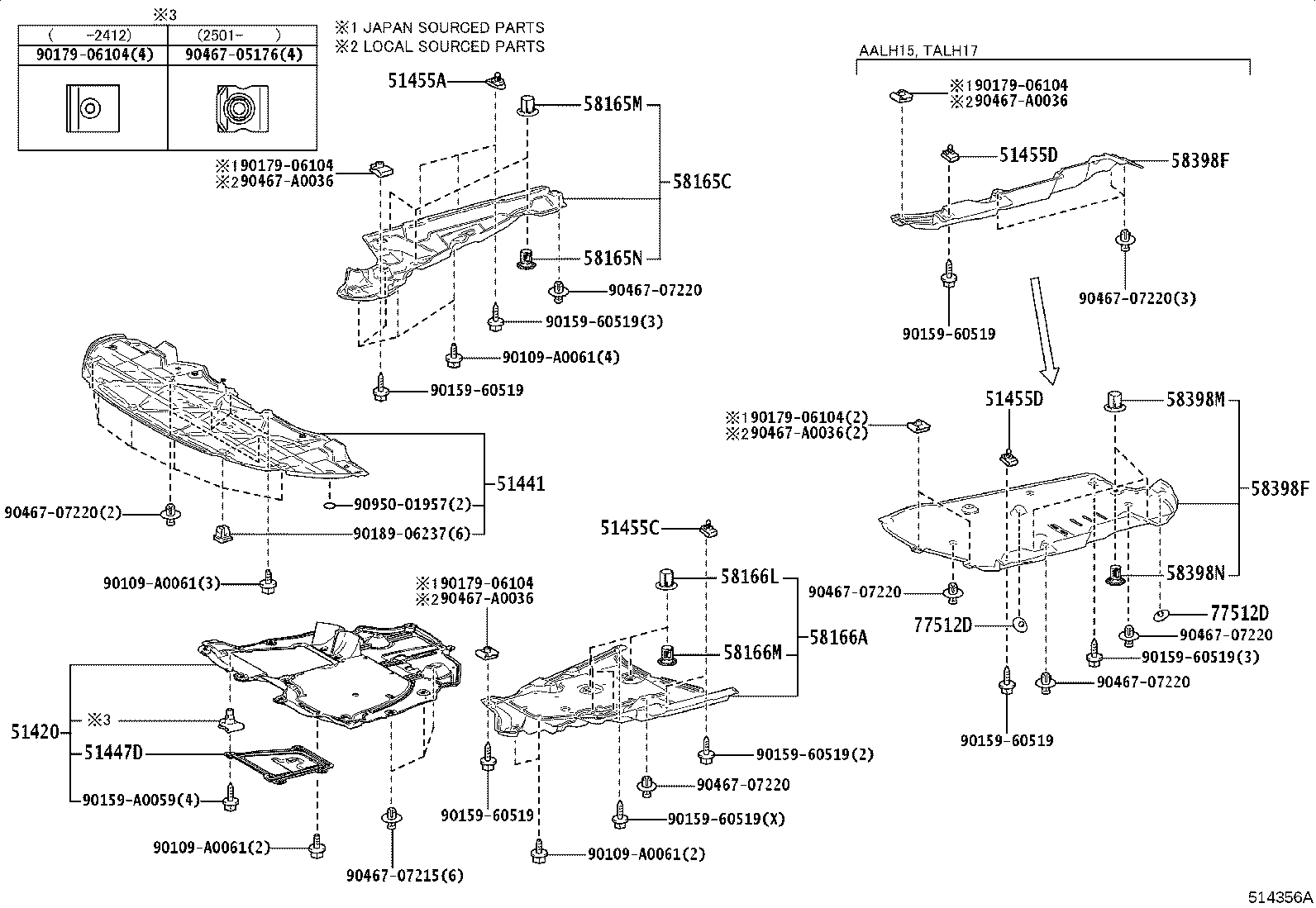 51206-0E150 MEMBER SUB-ASSY, REAR SUSPENSION product image