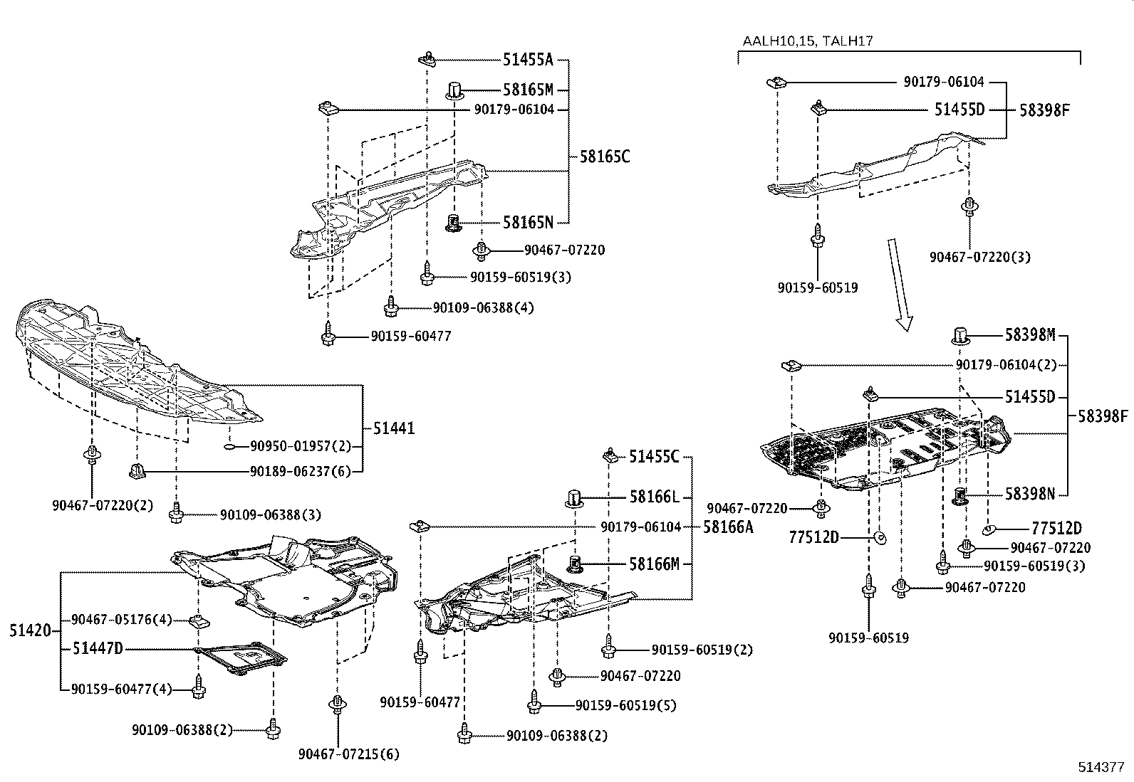 51206-48110 MEMBER SUB-ASSY, REAR SUSPENSION product image
