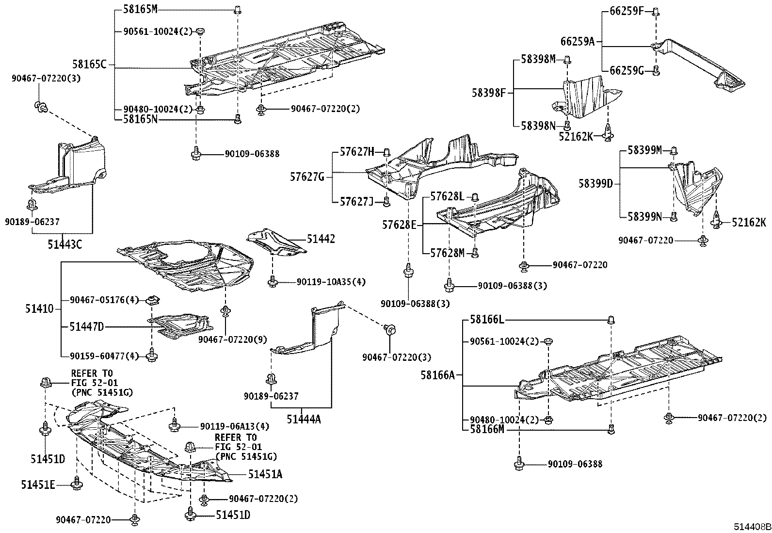 51206-12201 MEMBER SUB-ASSY, REAR SUSPENSION product image