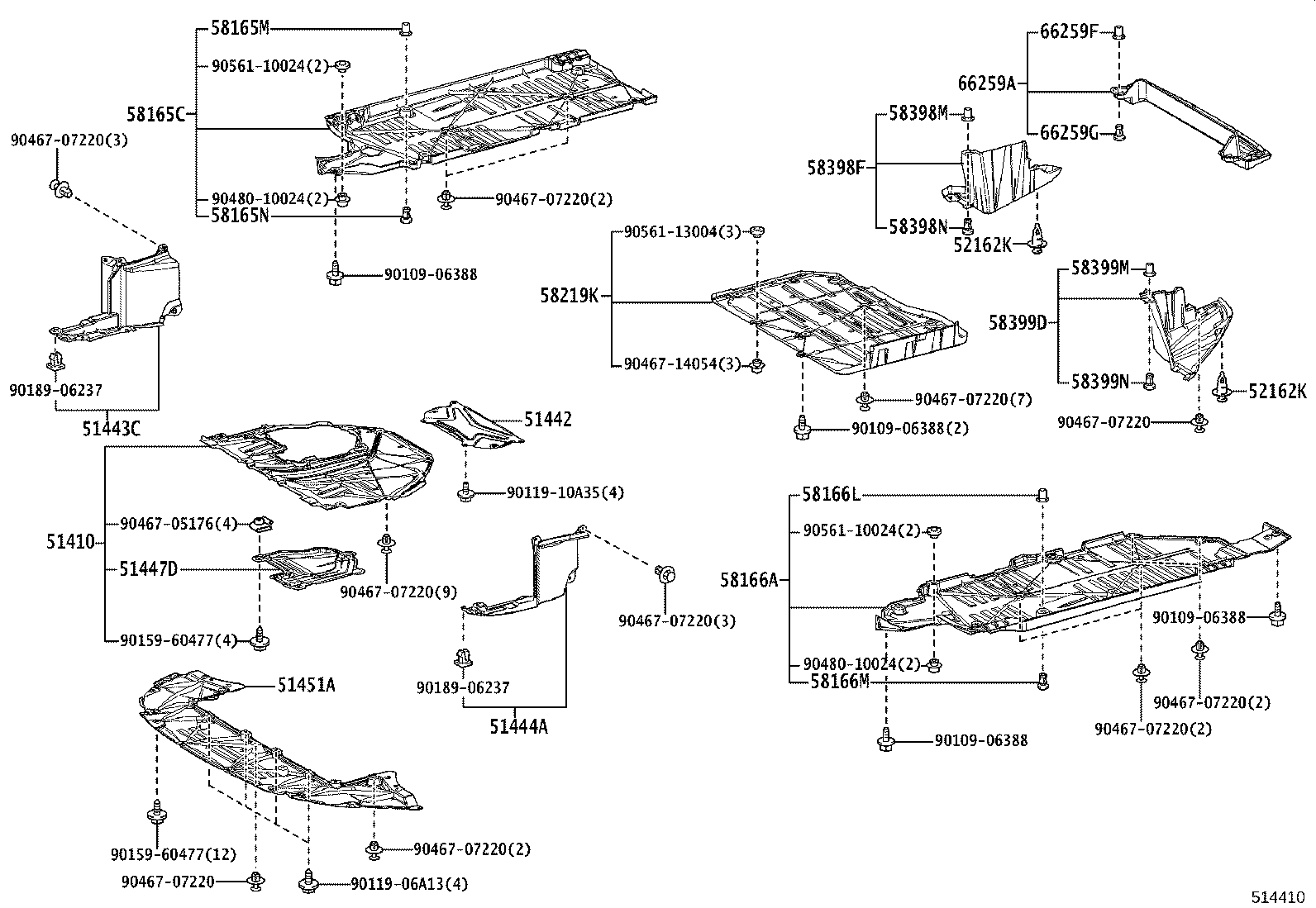 51206-12201 MEMBER SUB-ASSY, REAR SUSPENSION product image