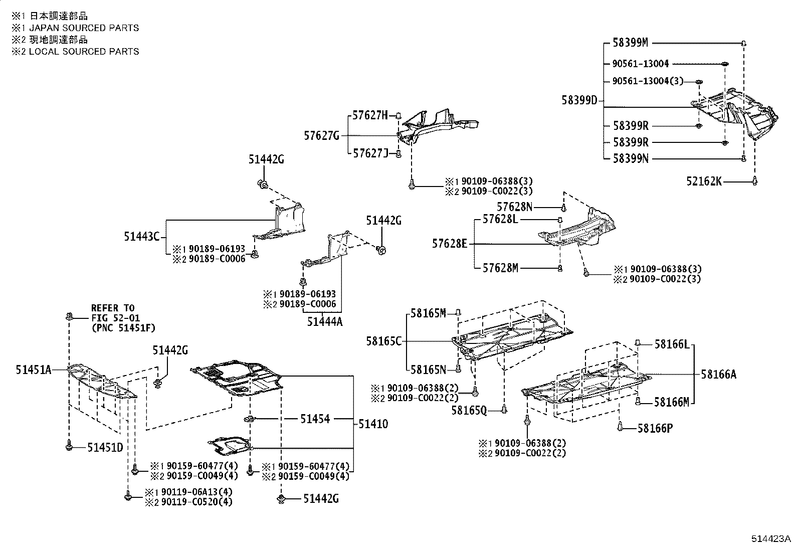 51206-02150 MEMBER SUB-ASSY, REAR SUSPENSION product image