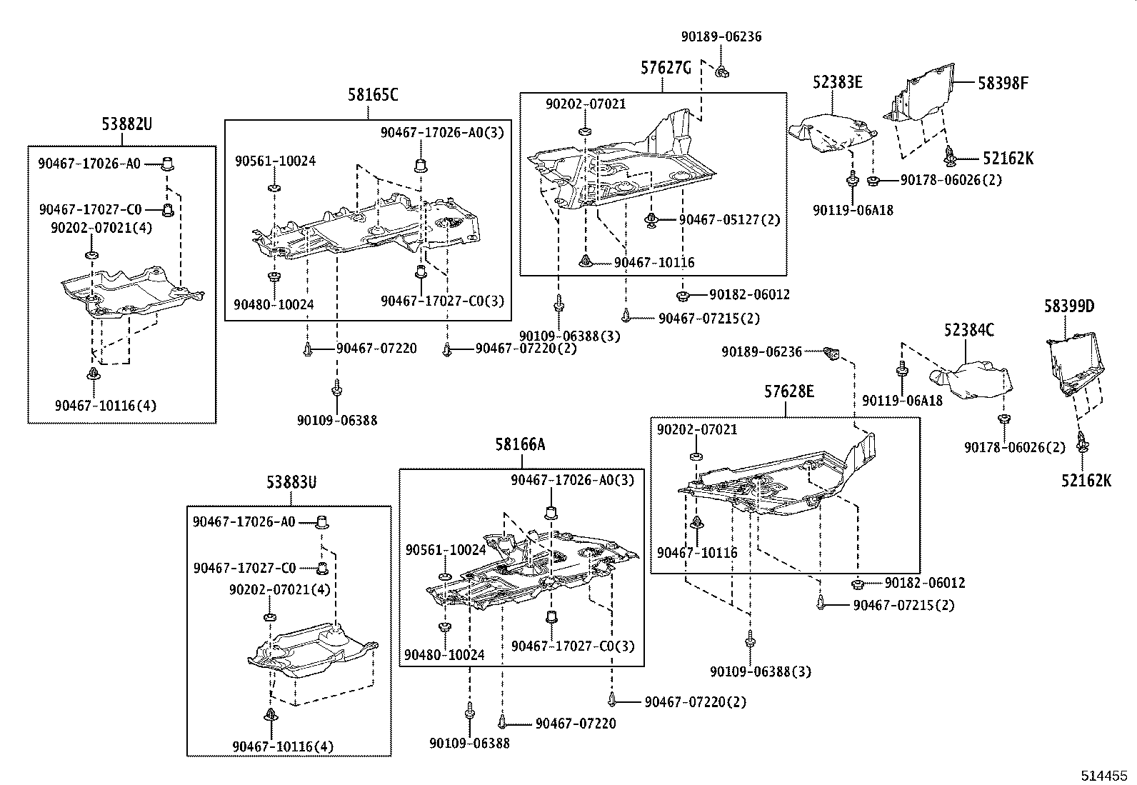 51221-11030 MEMBER SUB-ASSY, REAR SUSPENSION product image