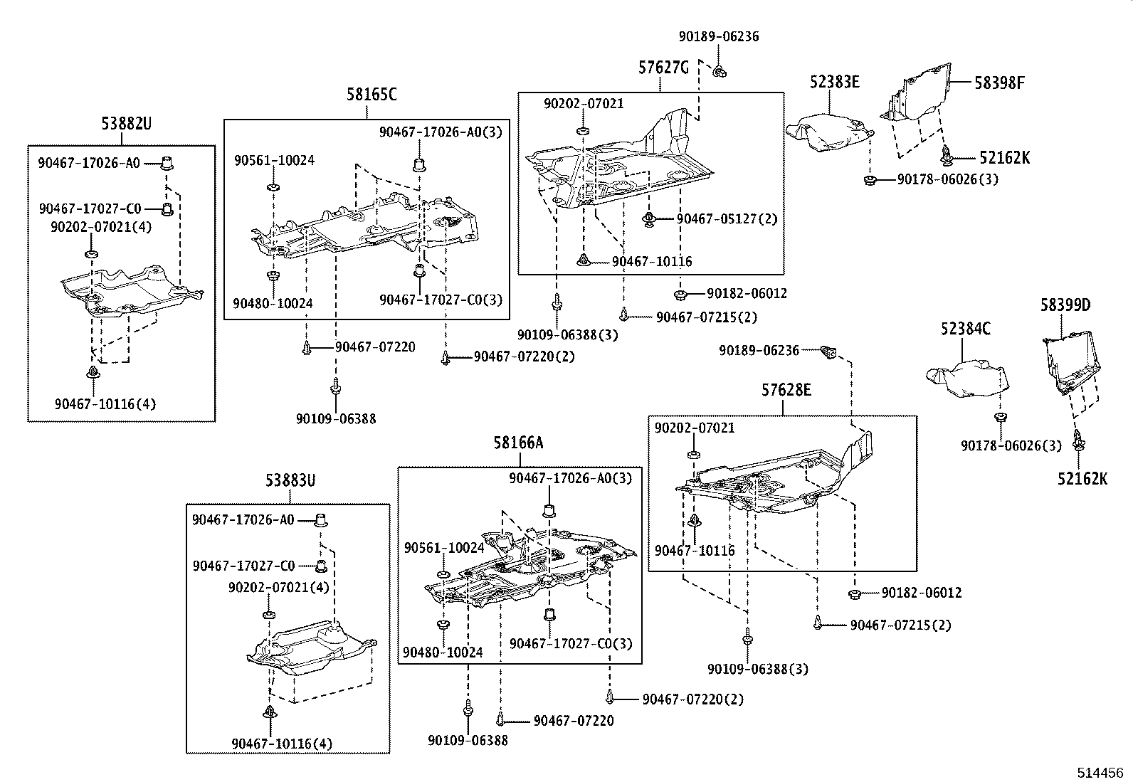 51206-11010 MEMBER SUB-ASSY, REAR SUSPENSION product image