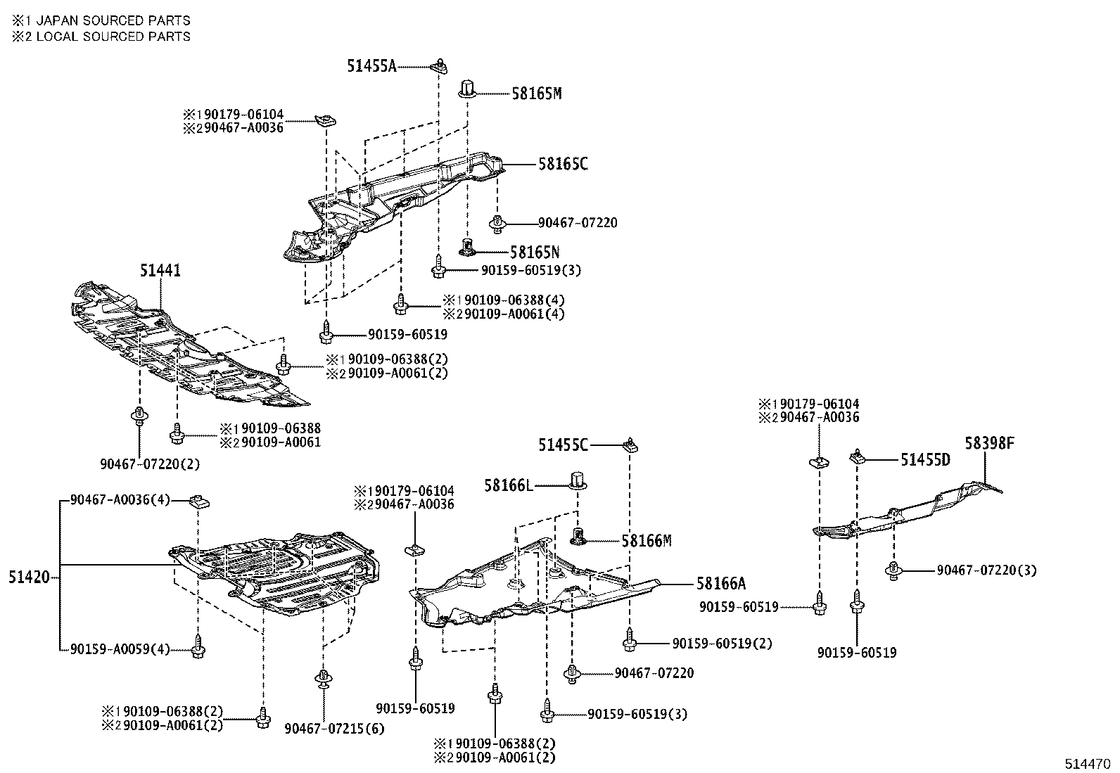 51100-0E140 FRAME ASSY, FRONT product image