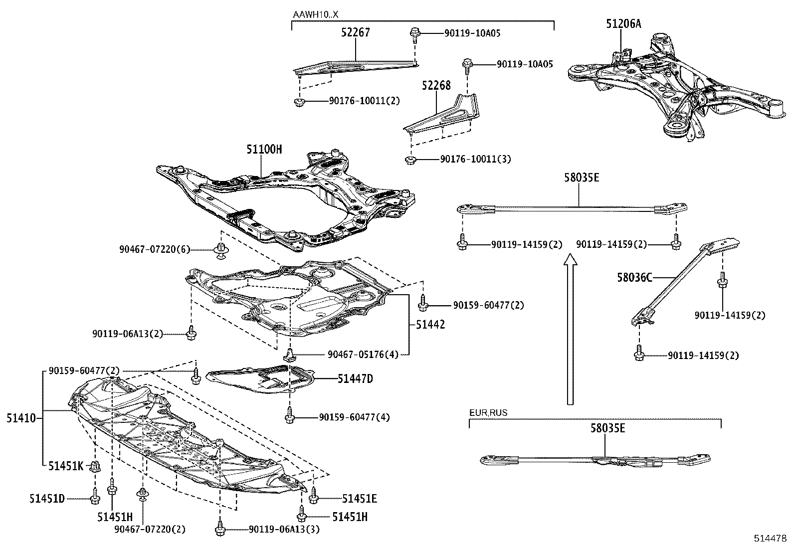 51100-V2020 Toyota Reference Part product image