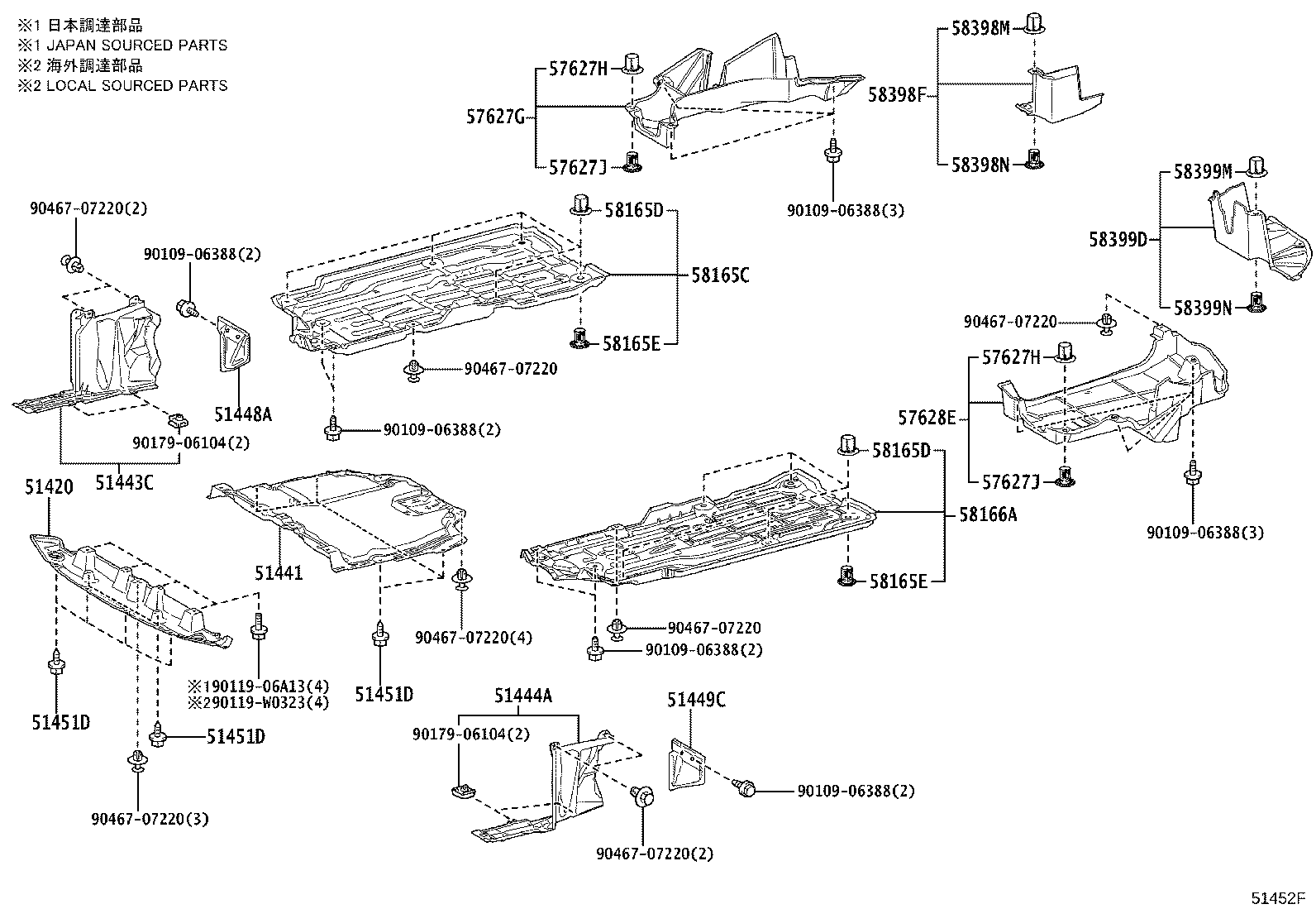 51206-F4120 MEMBER SUB-ASSY, REAR SUSPENSION product image