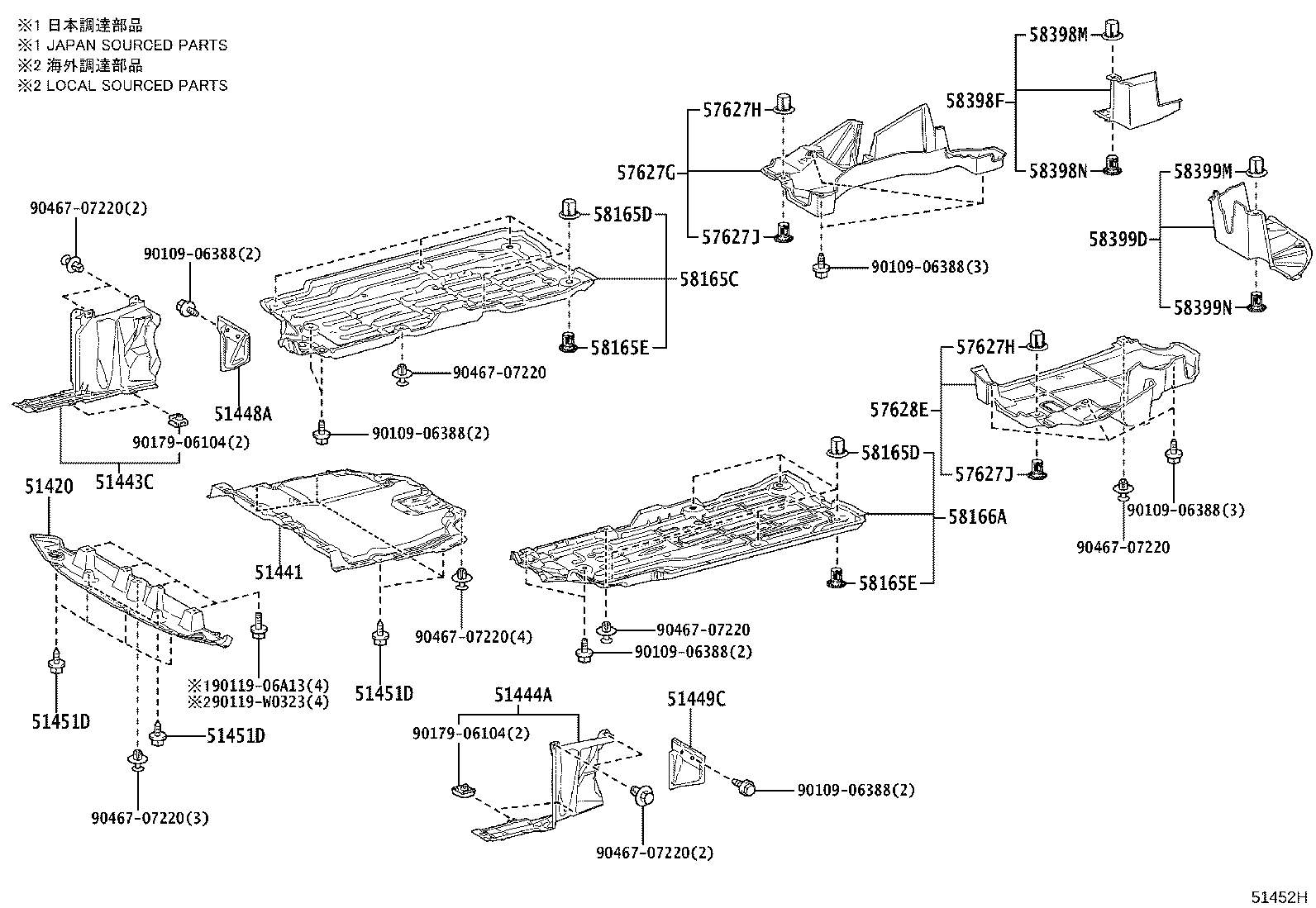 51206-F4120 MEMBER SUB-ASSY, REAR SUSPENSION product image