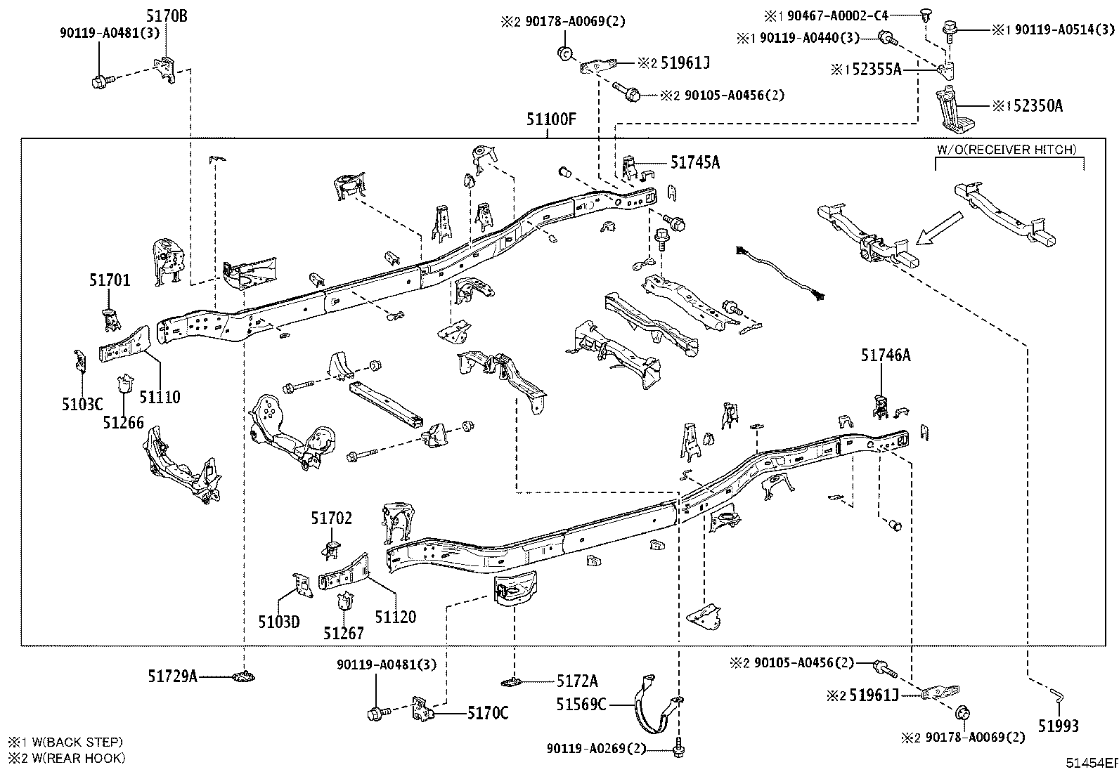 51021-AK011 CROSSMEMBER SUB-ASSY, FRAME AUXILIARY product image