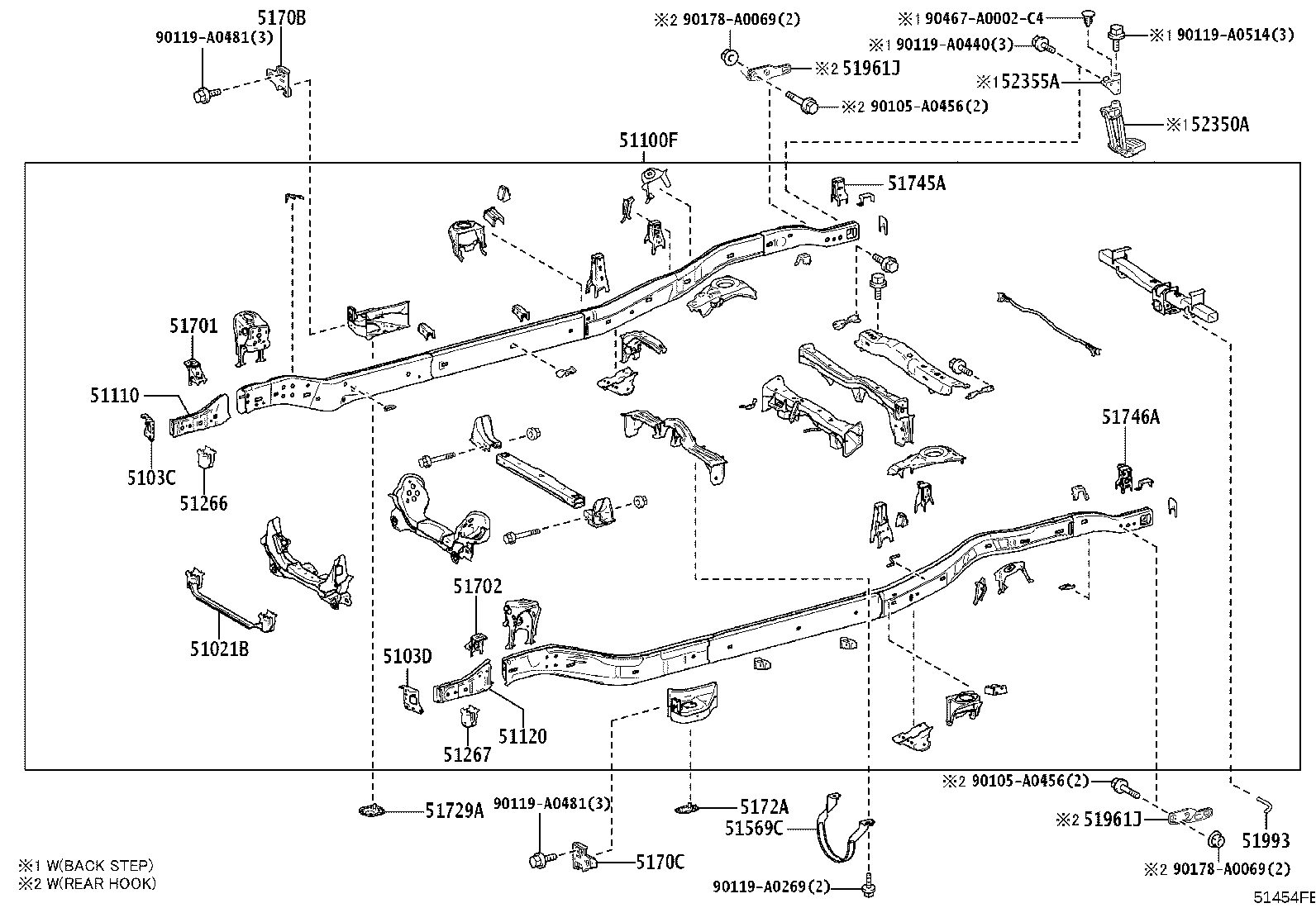 51021-AK011 CROSSMEMBER SUB-ASSY, FRAME AUXILIARY product image