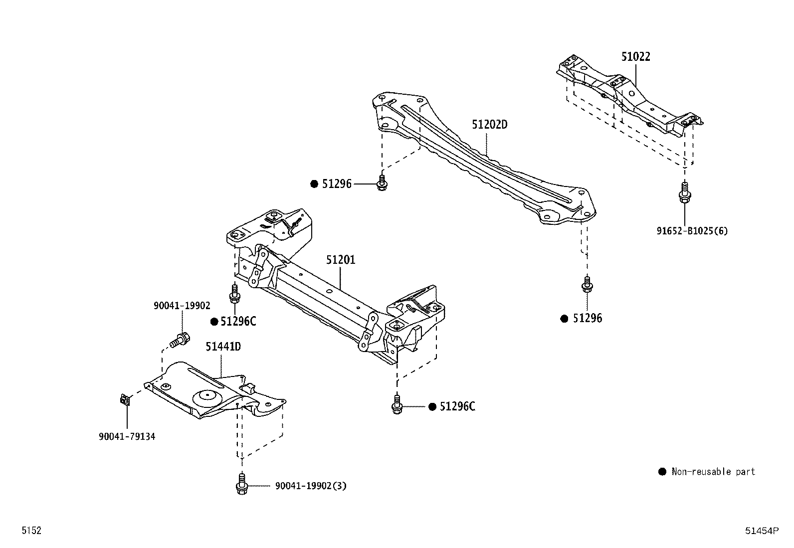 51441-BZ190 COVER, ENGINE UNDER, NO.1 product image