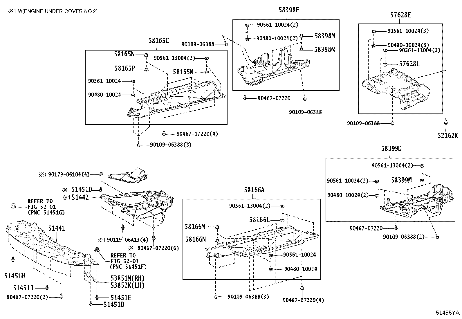 51441-33221 COVER, ENGINE UNDER, NO.1 product image