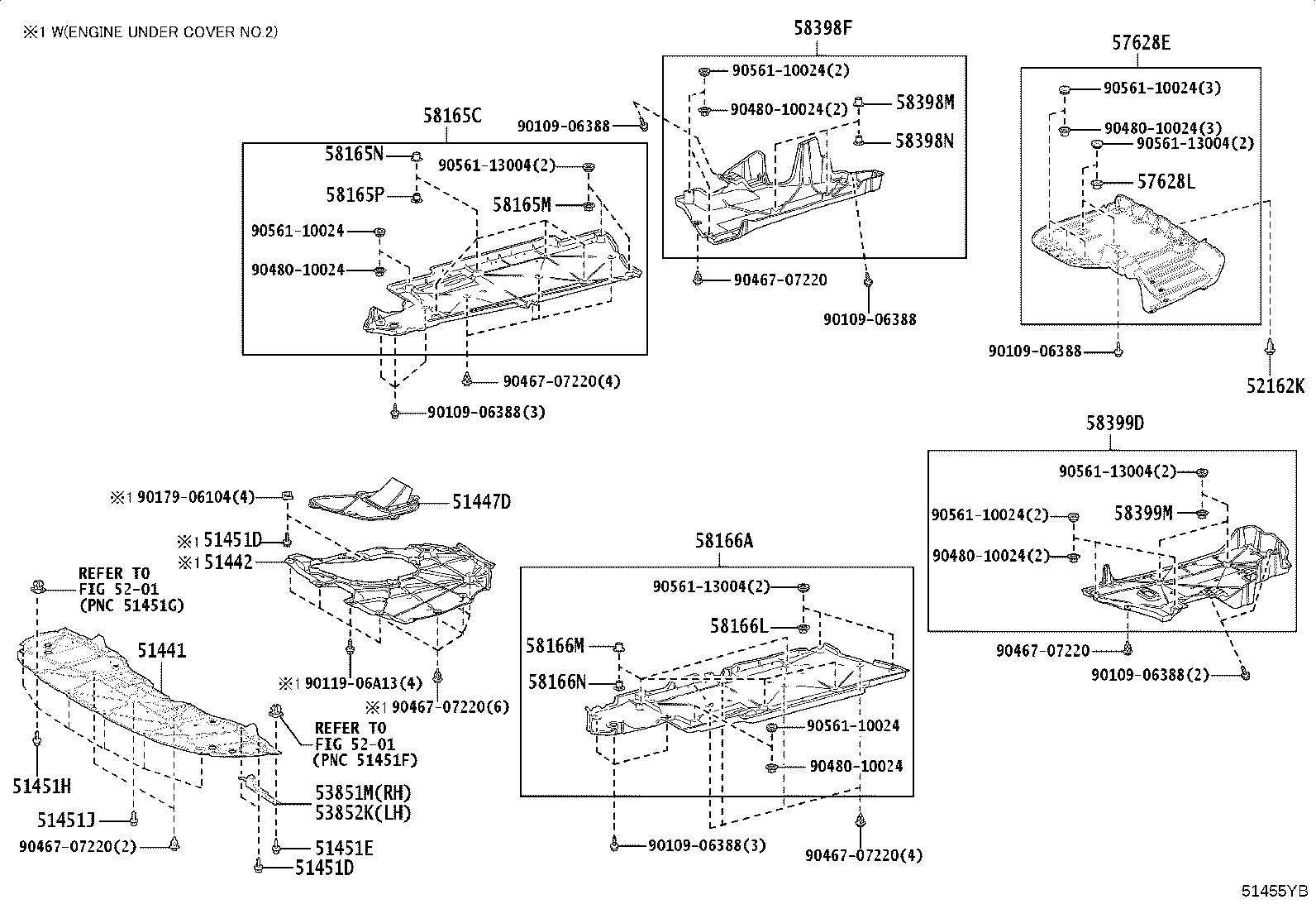 51441-33221 COVER, ENGINE UNDER, NO.1 product image