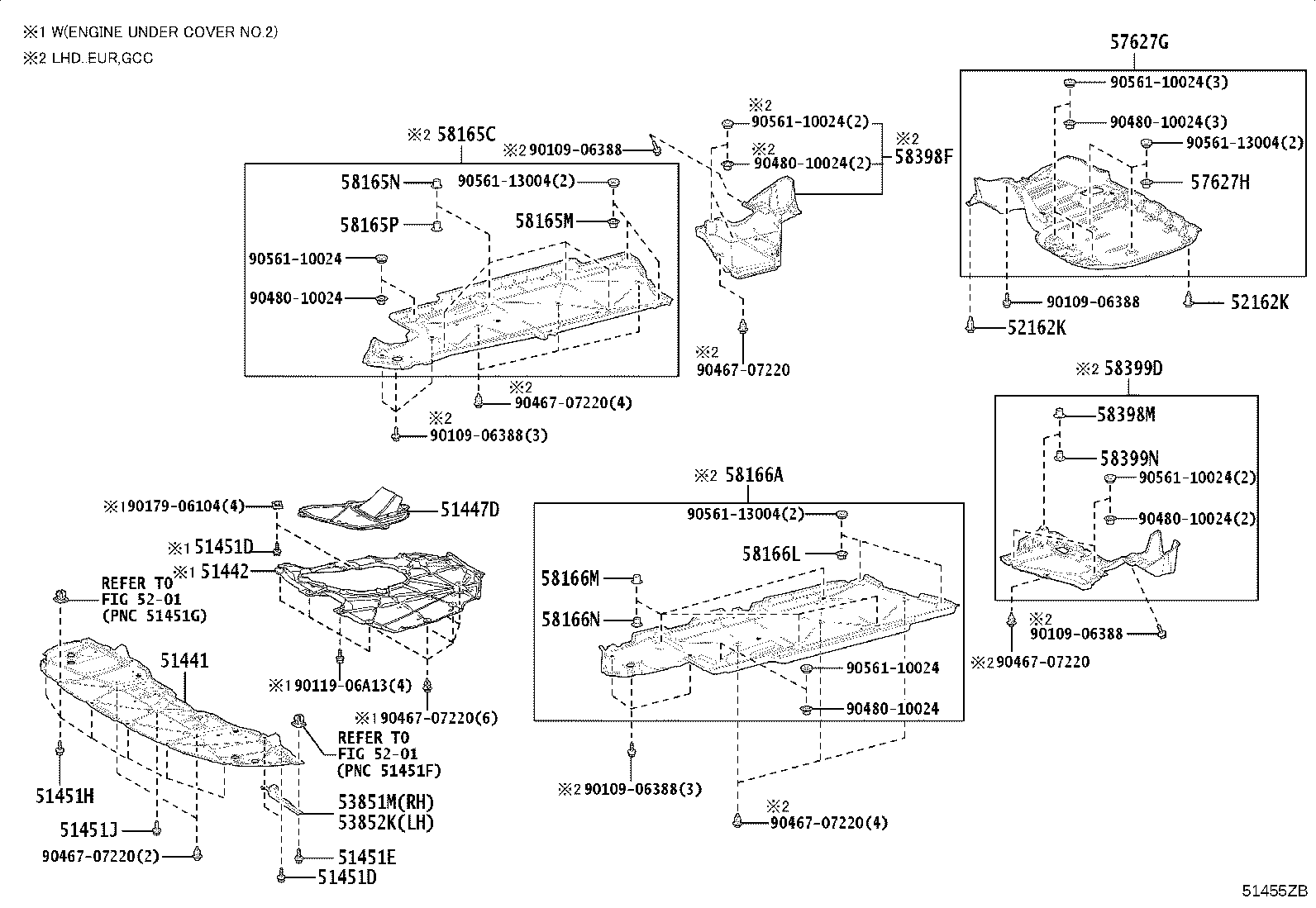 51441-33221 COVER, ENGINE UNDER, NO.1 product image