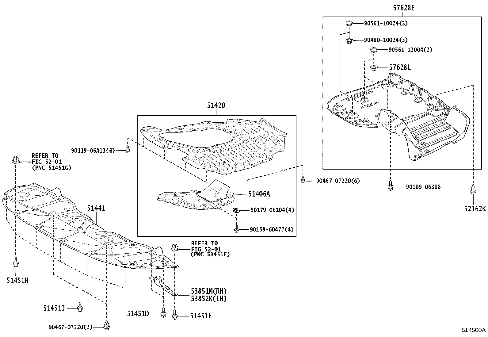 51441-33221 COVER, ENGINE UNDER, NO.1 product image