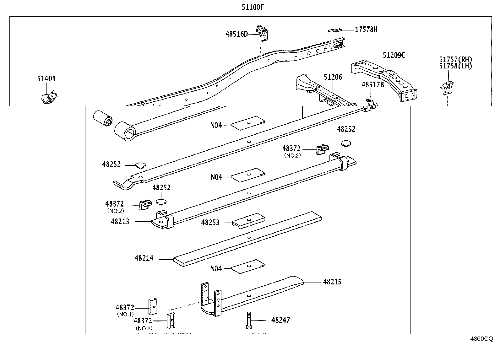 51002-KK771 FRAME SUB-ASSY product image