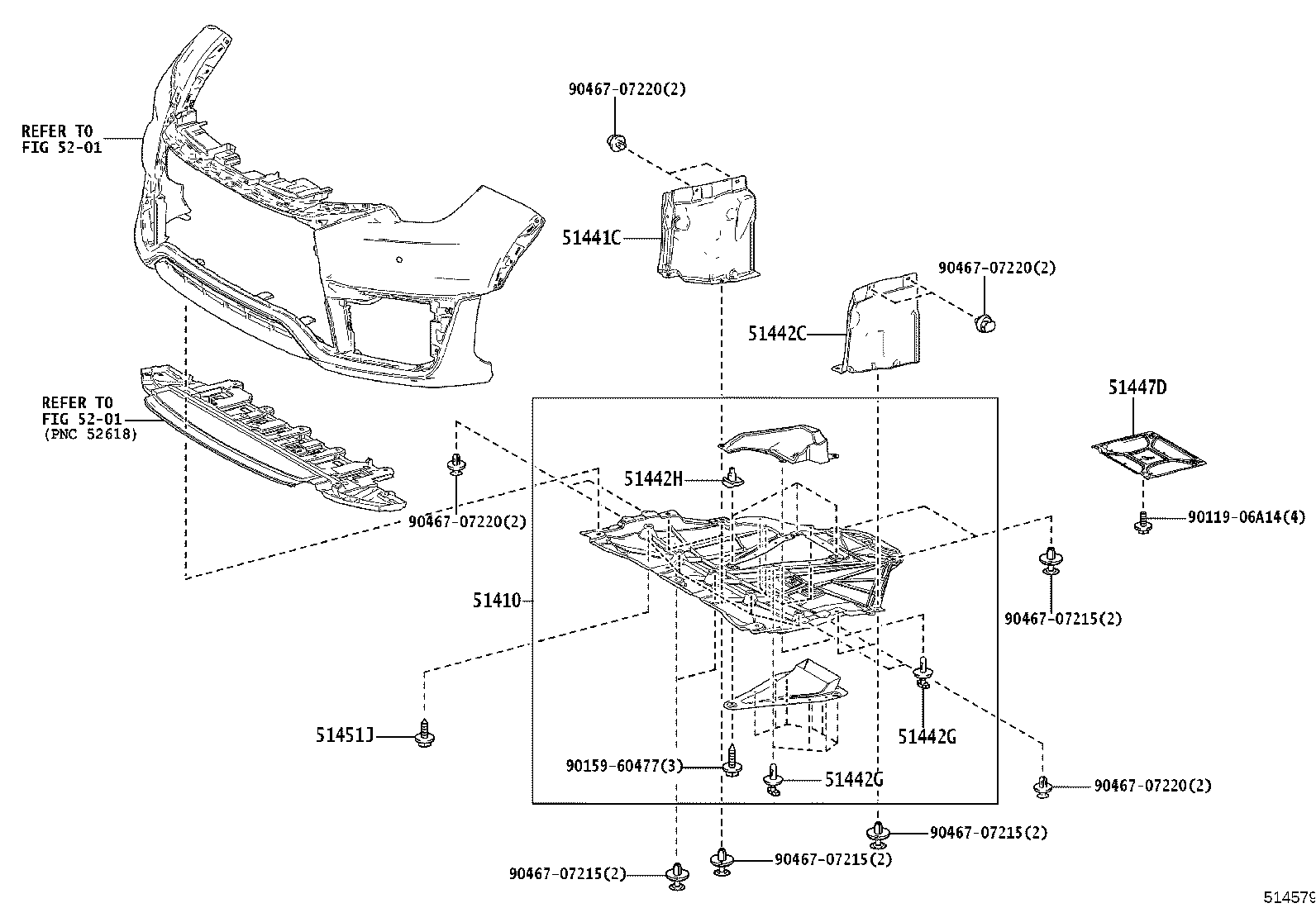 51206-52040 MEMBER SUB-ASSY, REAR SUSPENSION product image