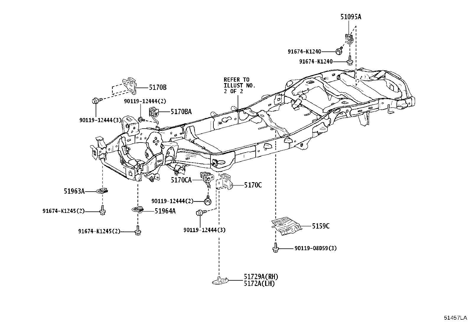 51001-35B90 FRAME SUB-ASSY product image