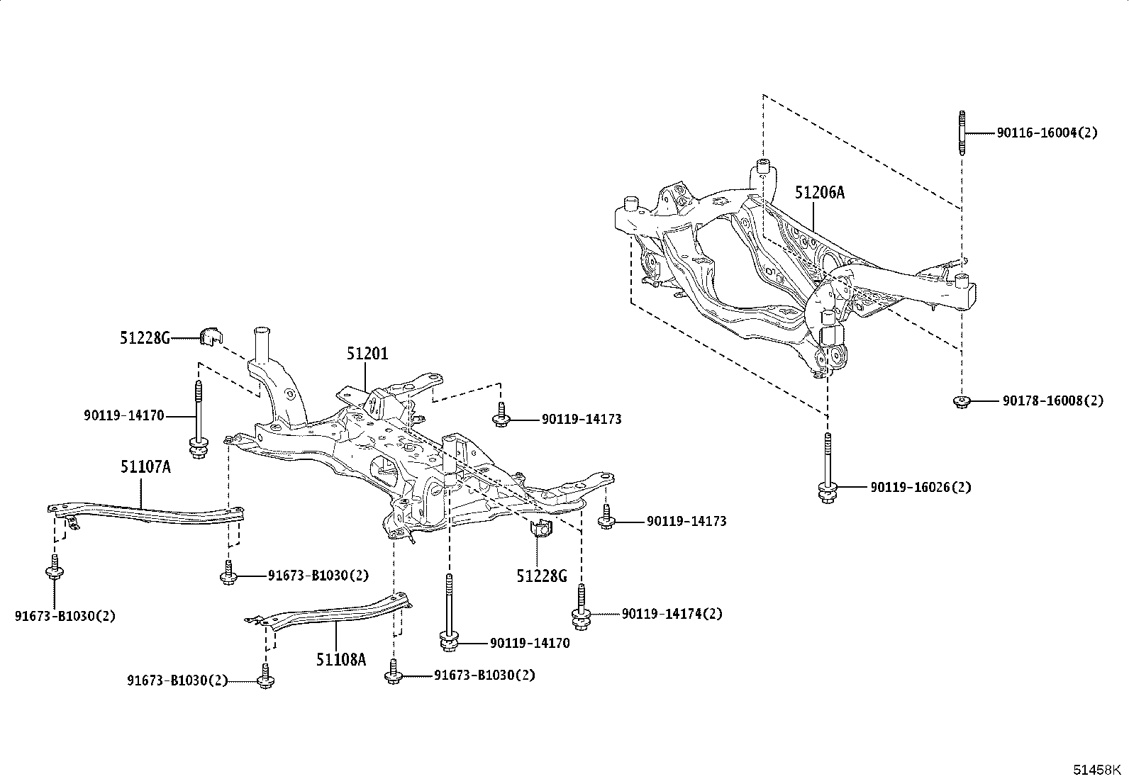 51447-16040 COVER, ENGINE UNDER, NO.4 CENTER product image