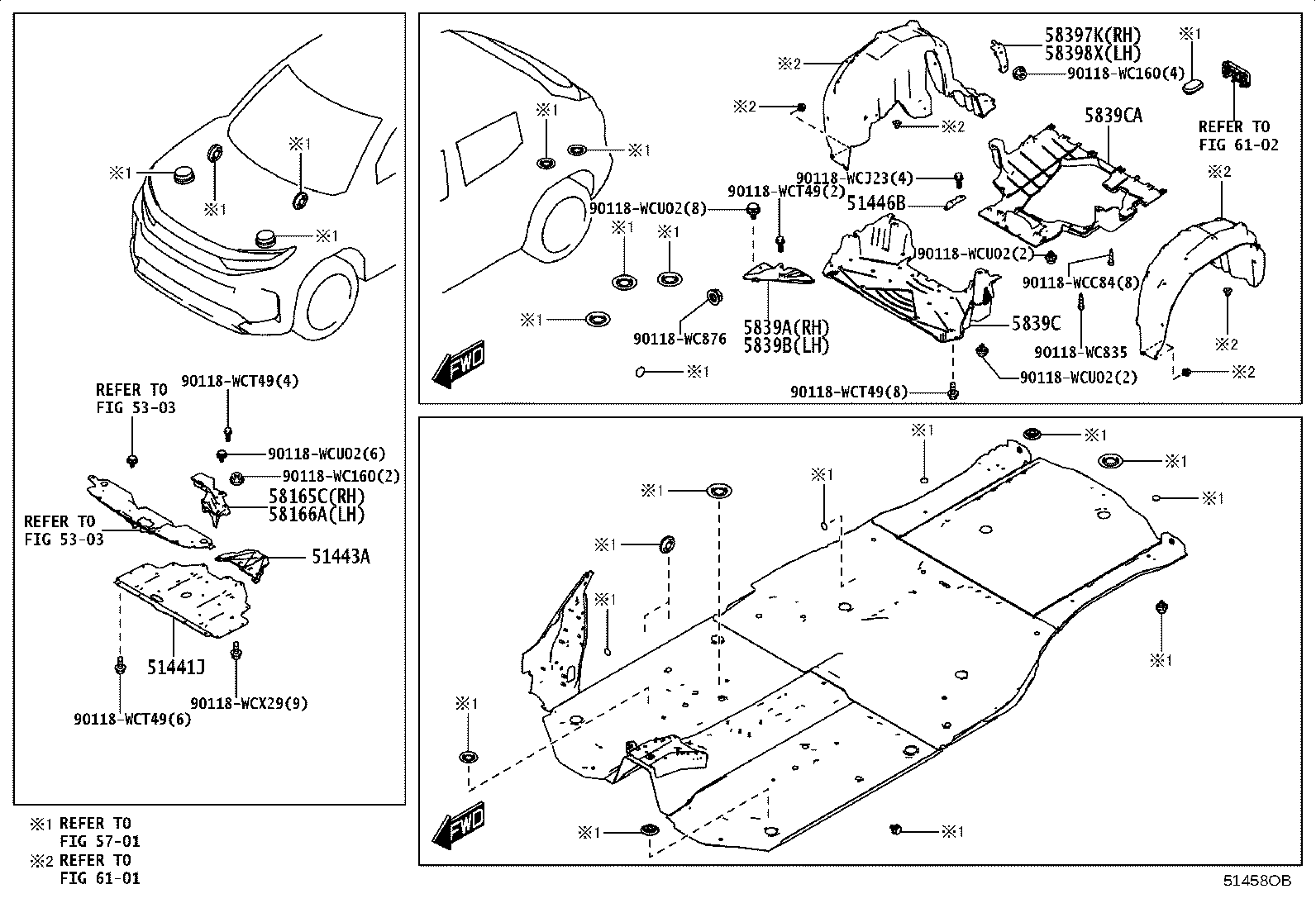 51206-WC002 MEMBER SUB-ASSY, REAR SUSPENSION product image