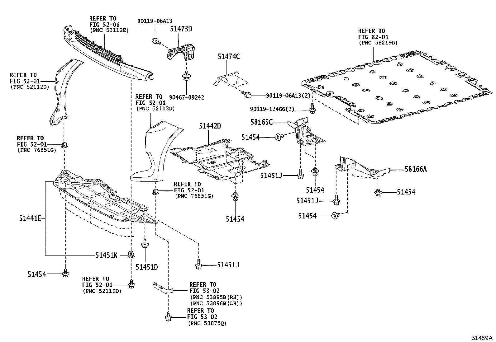 51200-42040 MEMBER SUB-ASSY, REAR SUSPENSION product image