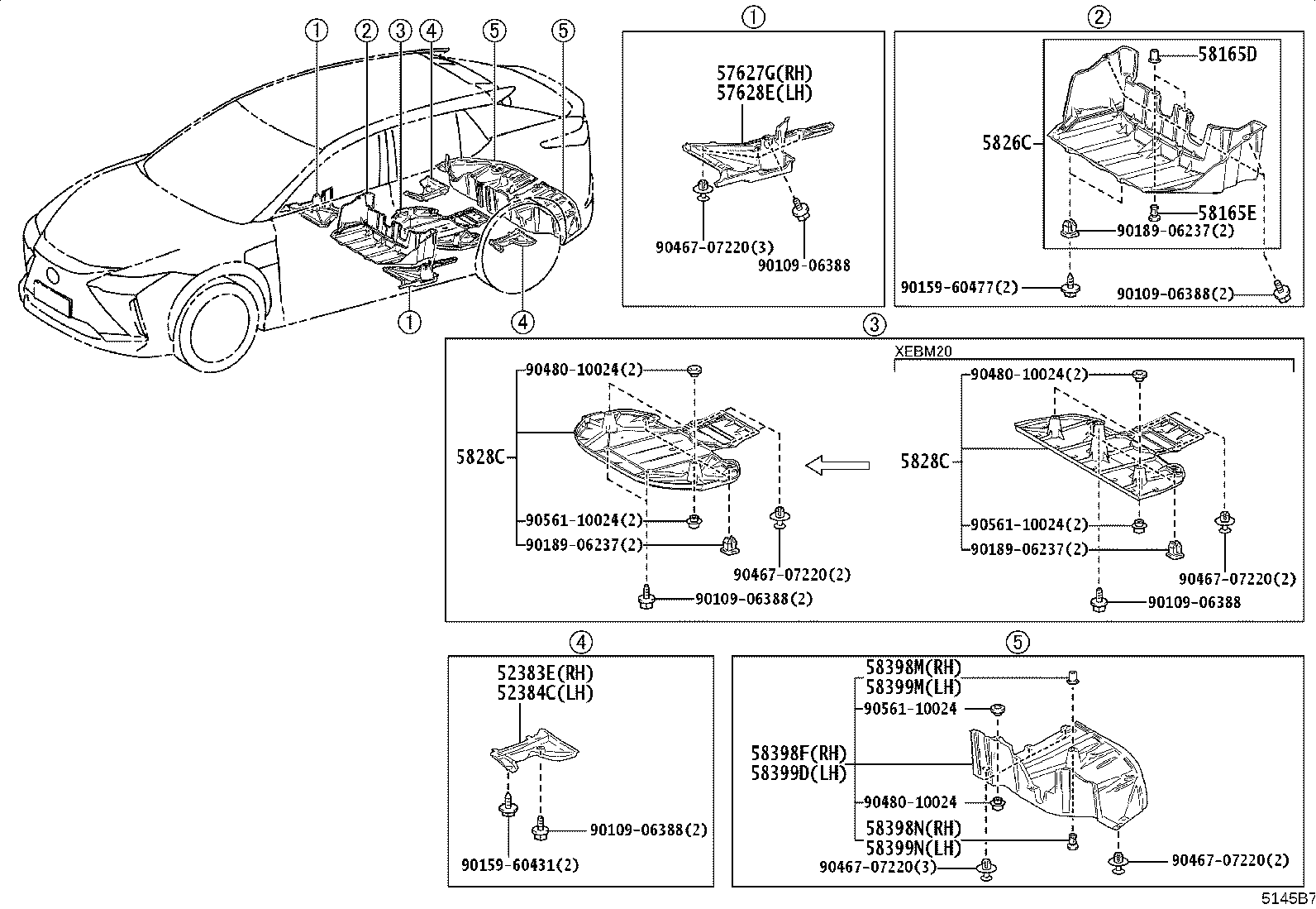 51200-42014 MEMBER SUB-ASSY, REAR SUSPENSION product image