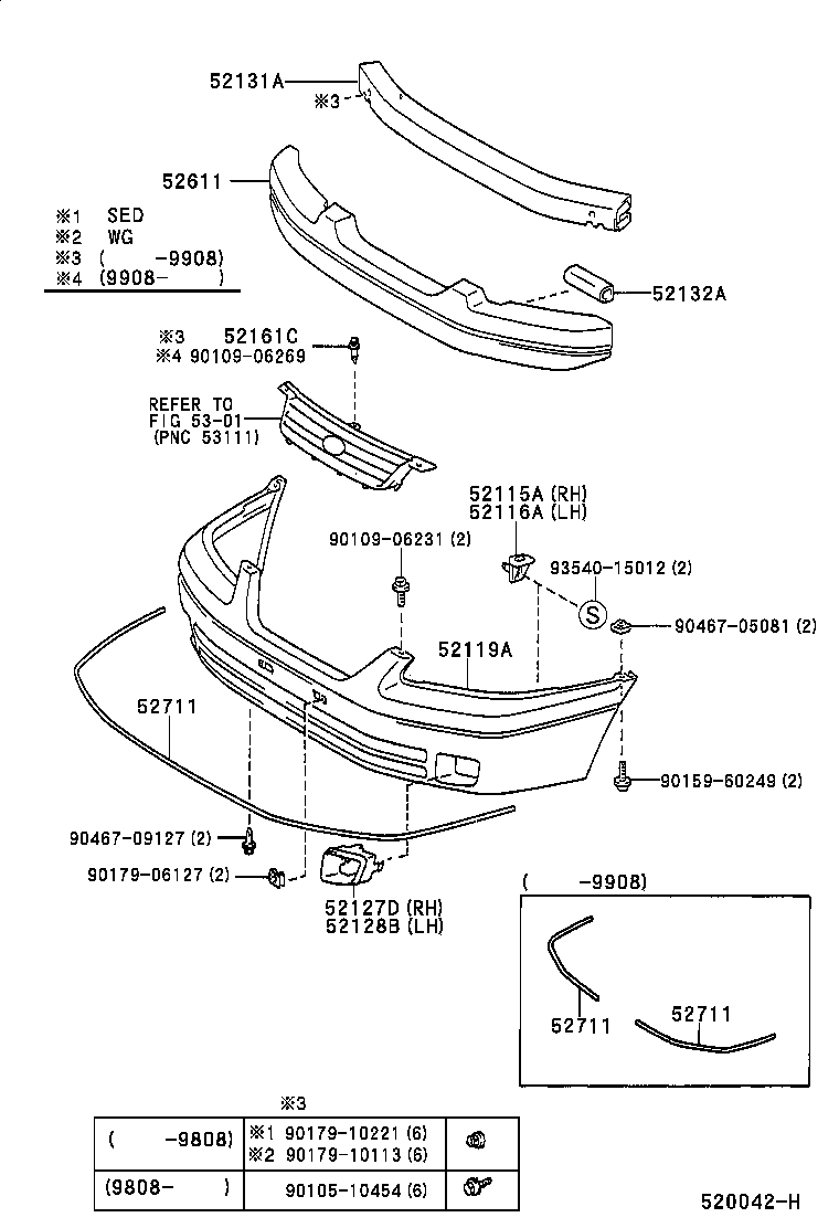 52114-33100 BRACKET, FRONT BUMPER EXTENSION MOUNTING product image