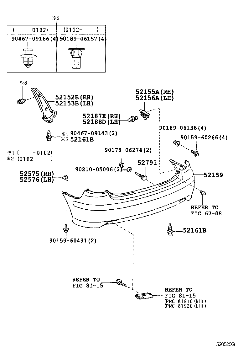 52155-44040 SUPPORT, REAR BUMPER SIDE, RH product image