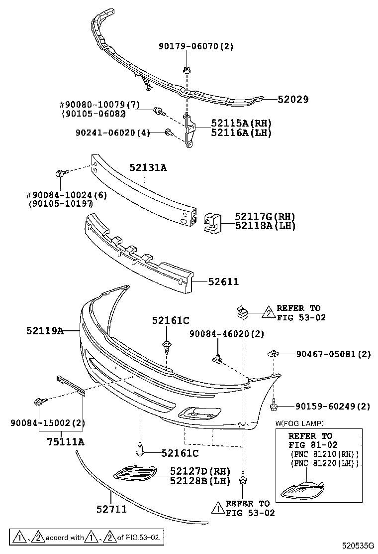 52611-AC030 ABSORBER, FRONT BUMPER ENERGY product image