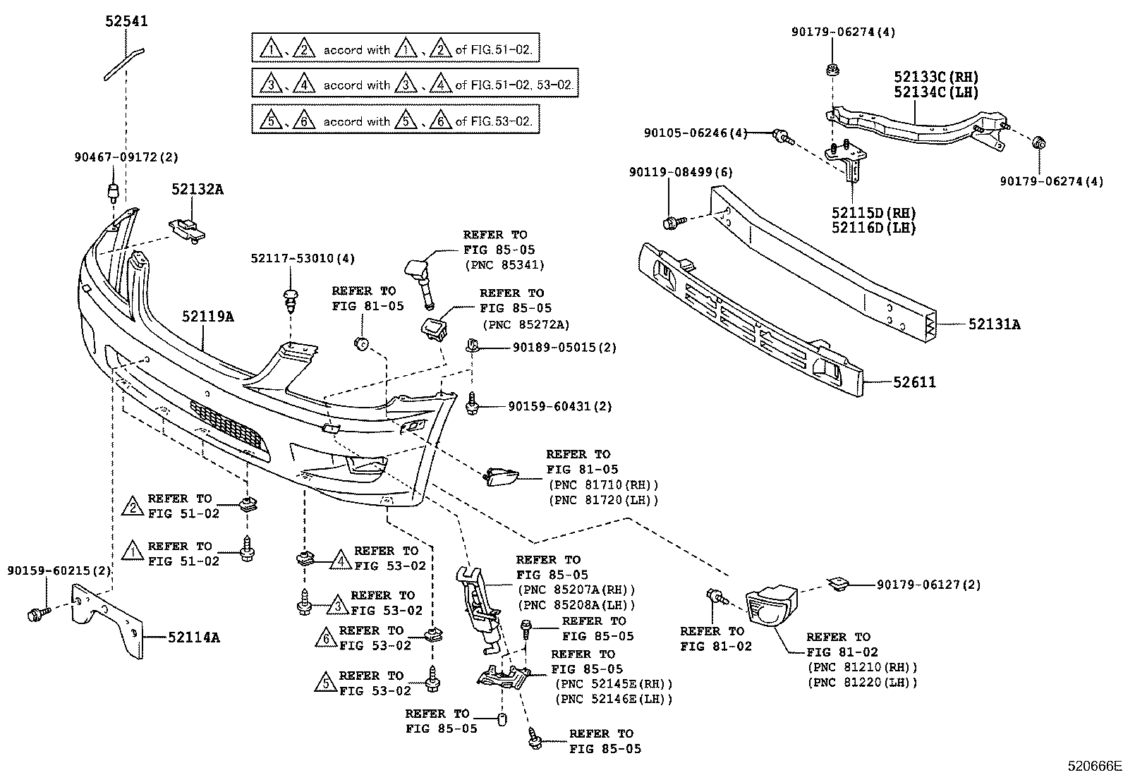 52115-14130 SUPPORT, FRONT BUMPER SIDE, RH product image