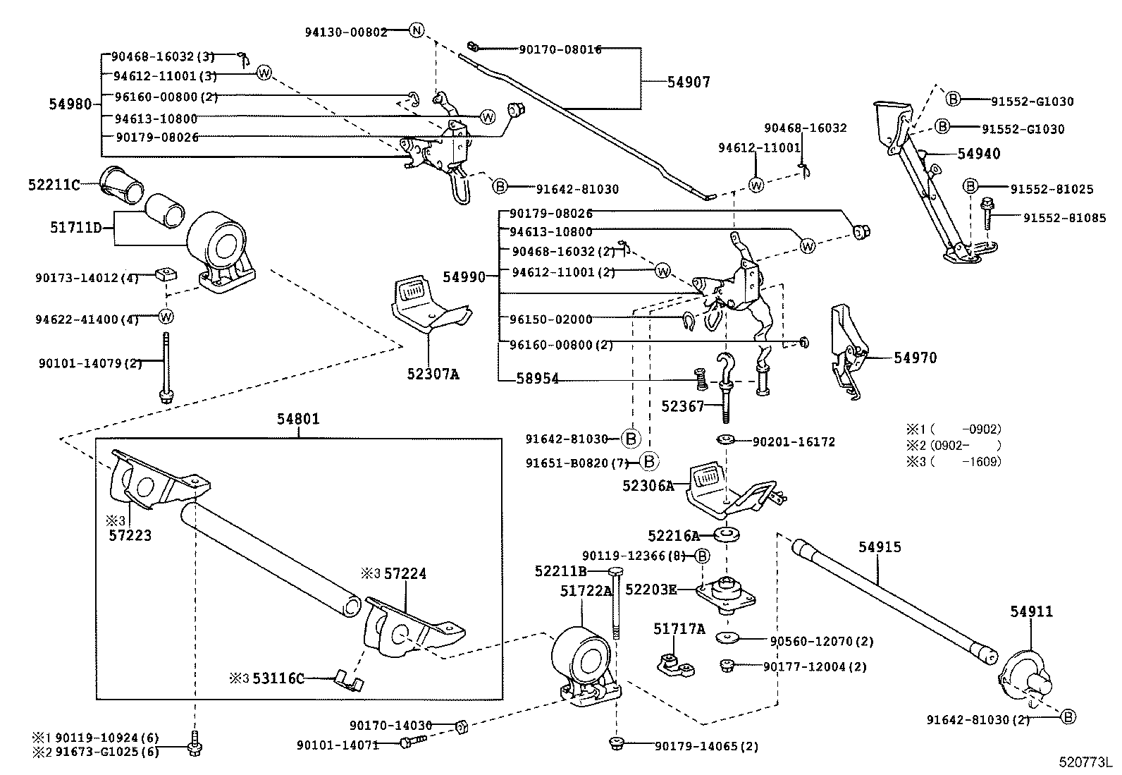 52211-37010 SPACER(FOR BODY MOUNTING NO.1 CUSHION) product image