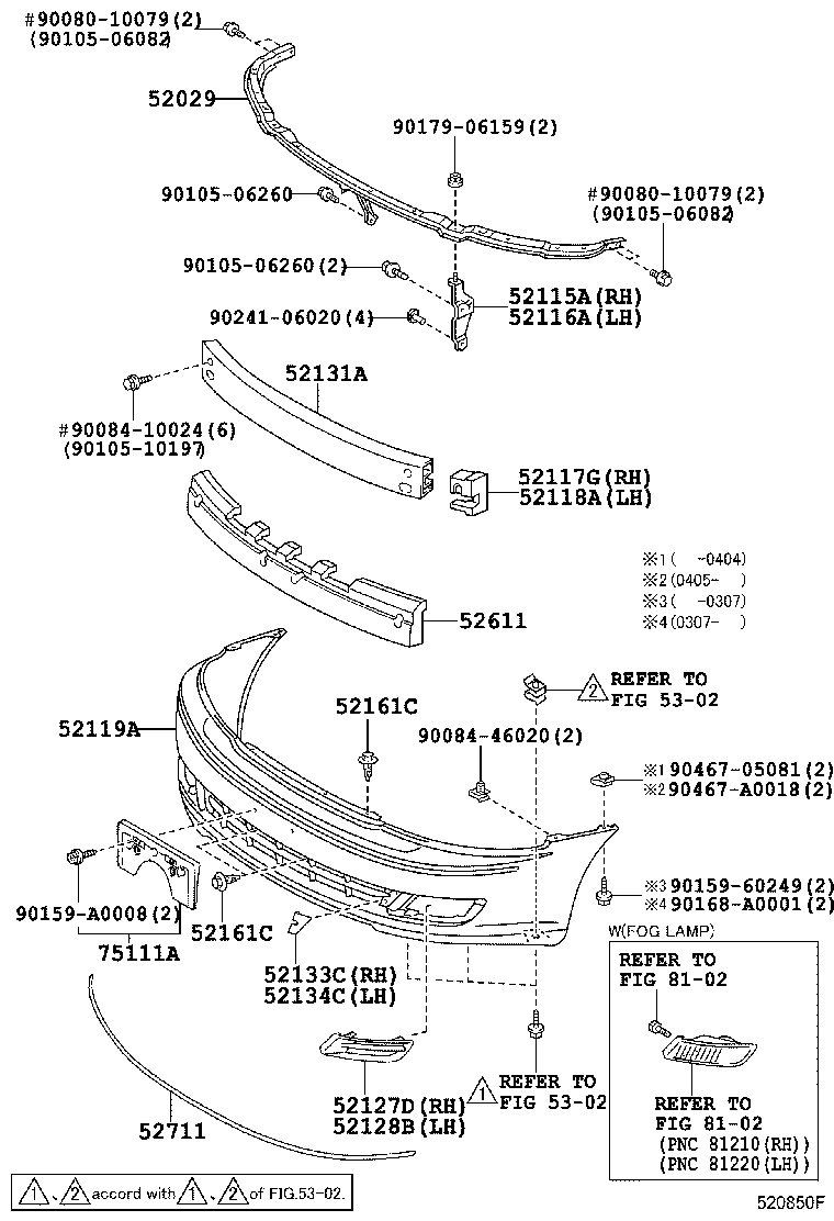 52611-AC030 ABSORBER, FRONT BUMPER ENERGY product image