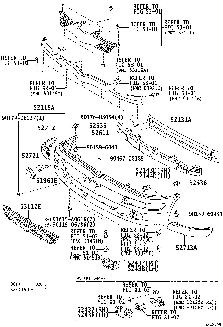 52611-52031 ABSORBER, FRONT BUMPER ENERGY product image