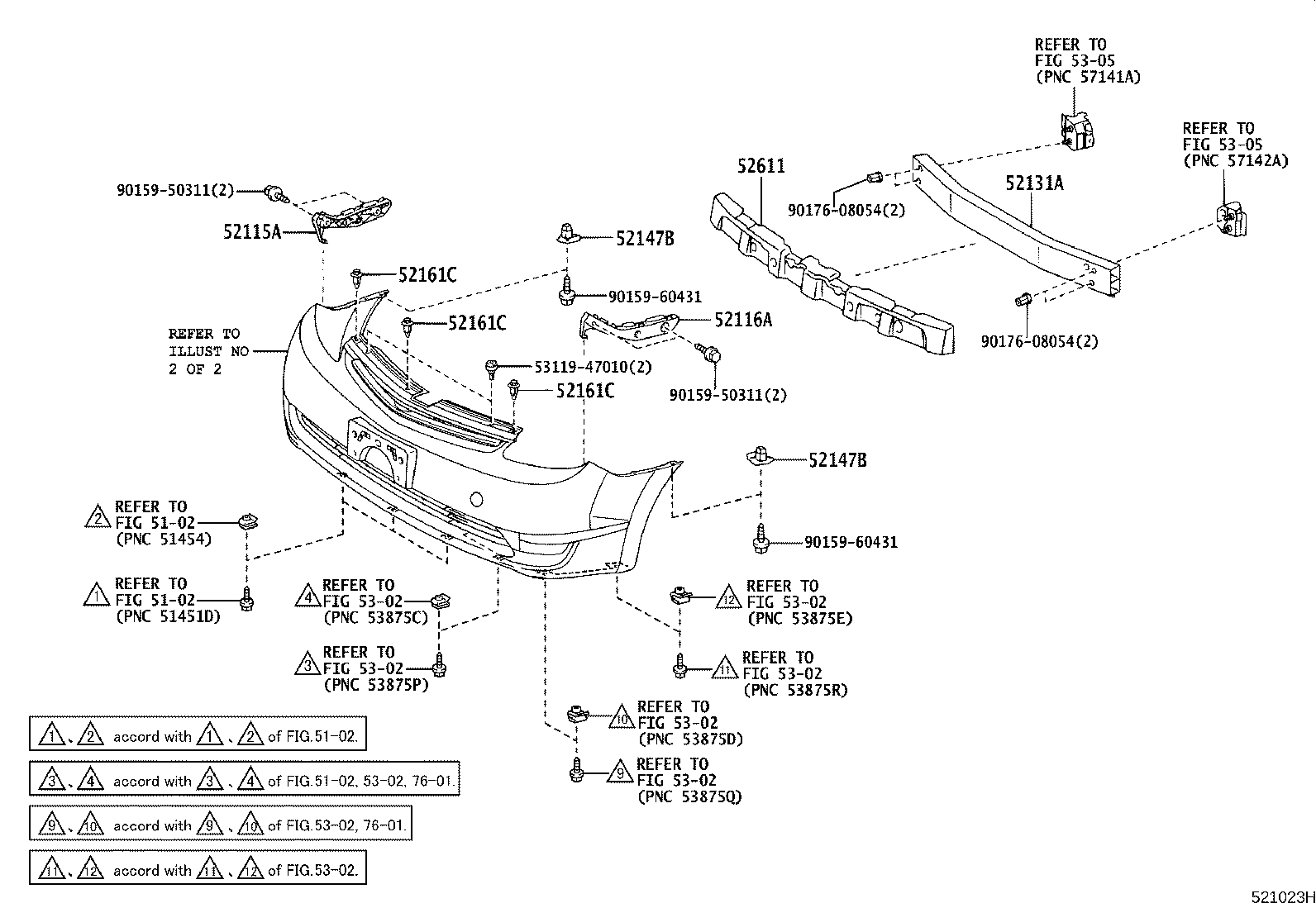 52115-47010 SUPPORT, FRONT BUMPER SIDE, RH product image