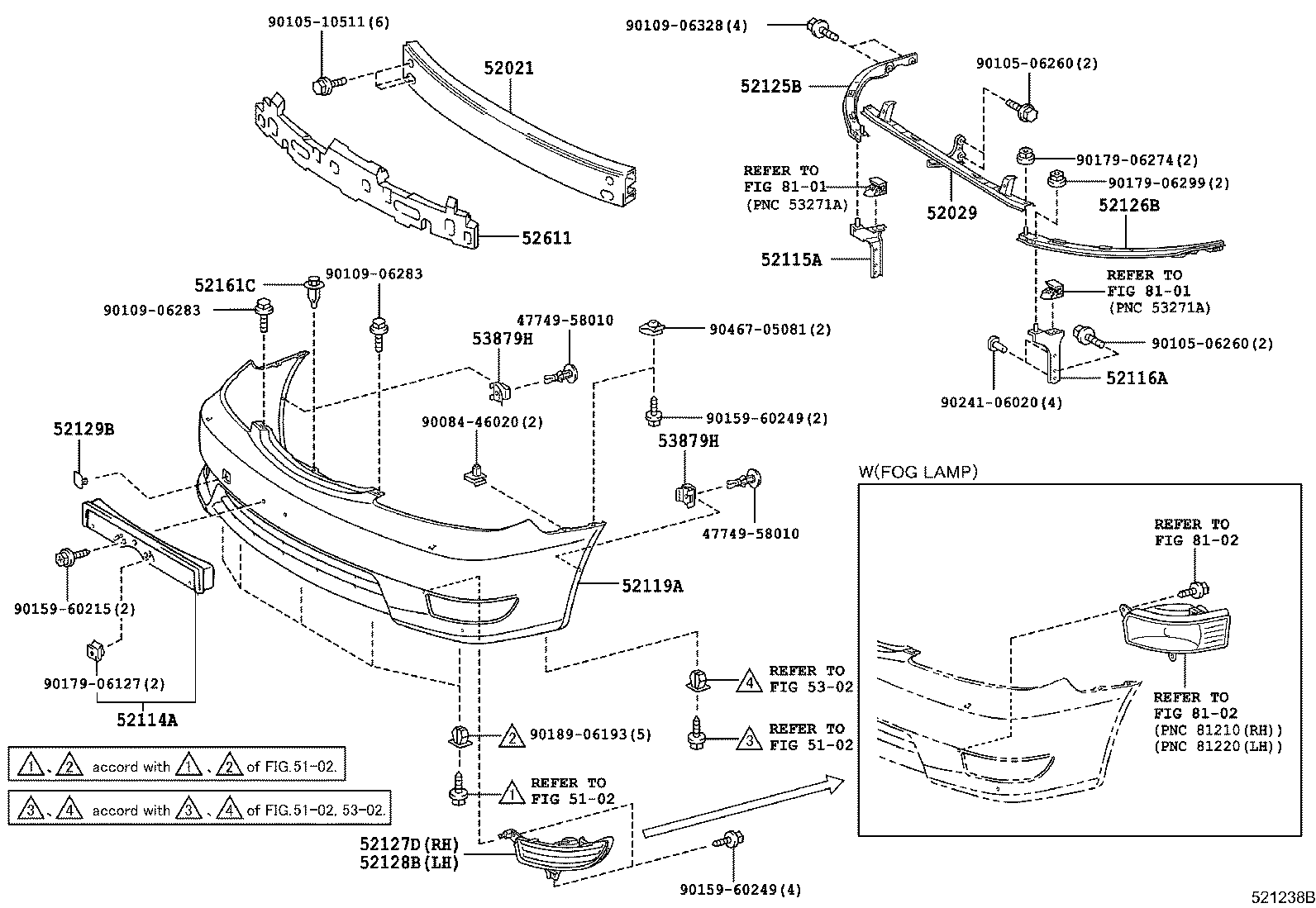 52115-33060 SUPPORT, FRONT BUMPER SIDE, RH product image