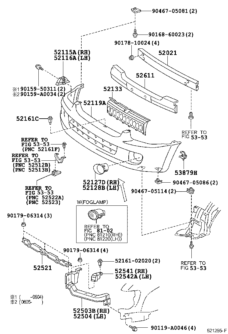 52115-0C010 SUPPORT, FRONT BUMPER SIDE, RH product image