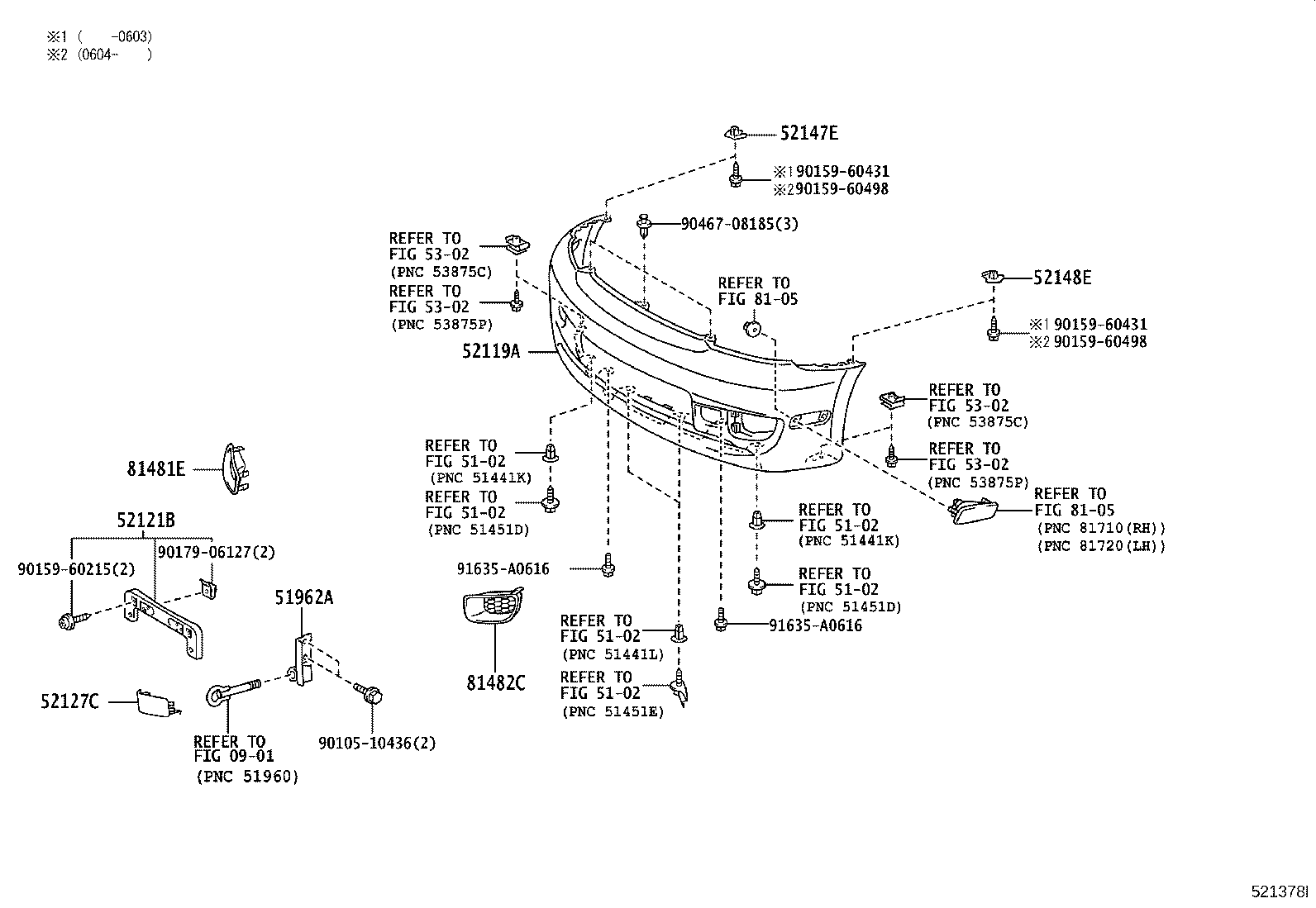 52115-52030 SUPPORT, FRONT BUMPER SIDE, RH product image
