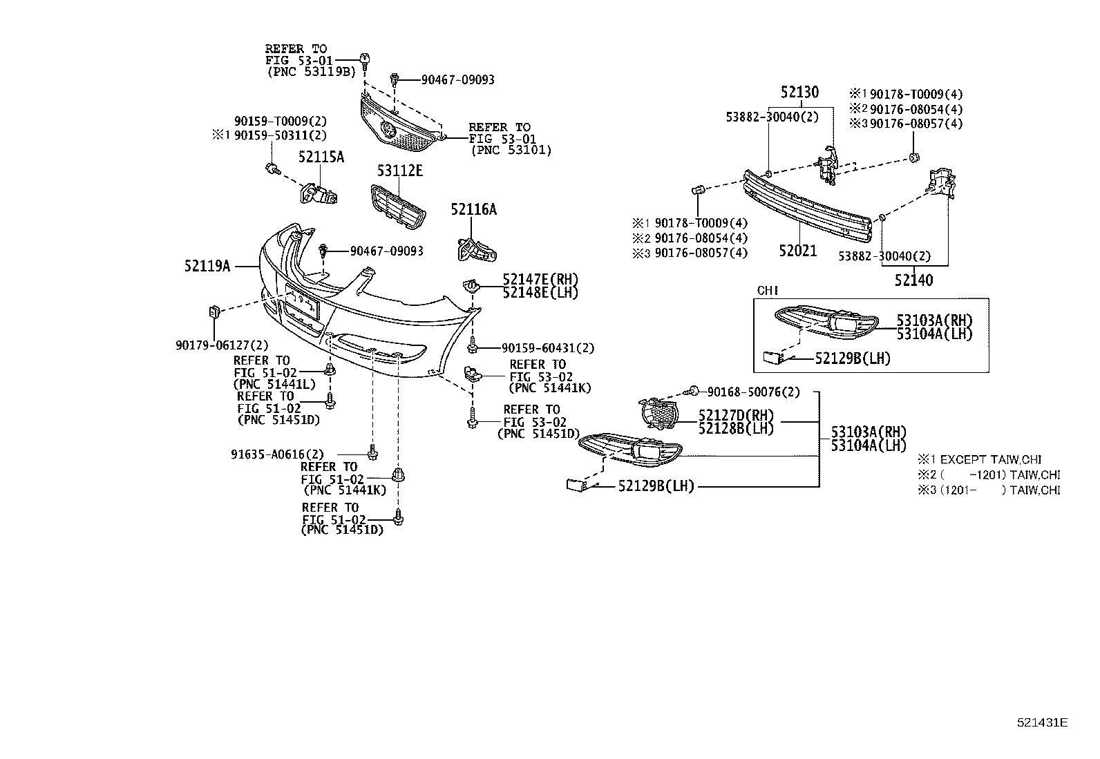 52115-0D010 SUPPORT, FRONT BUMPER SIDE, RH product image