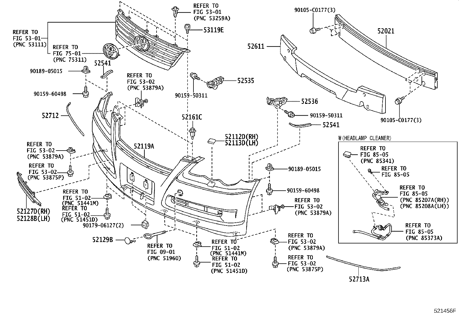 52611-0P010 ABSORBER, FRONT BUMPER ENERGY product image
