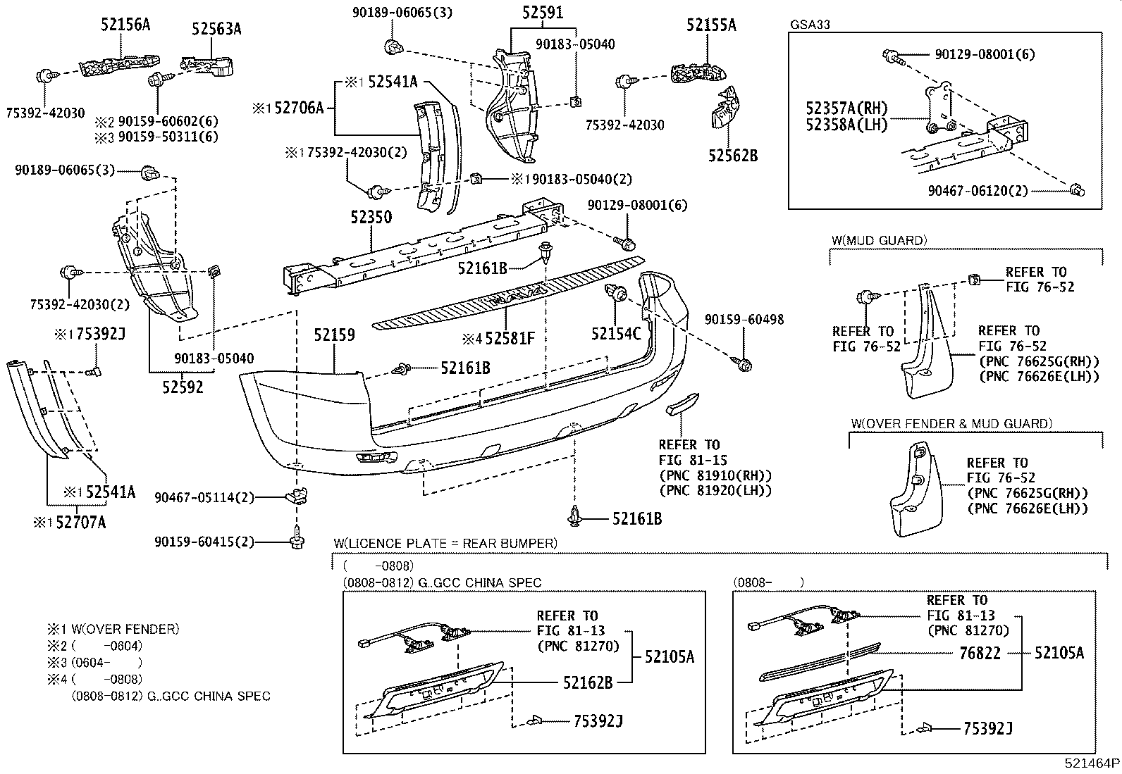 52155-42021 SUPPORT, REAR BUMPER SIDE, RH product image