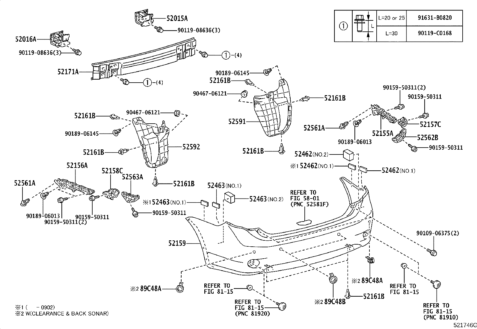 52155-02090 SUPPORT, REAR BUMPER SIDE, RH product image
