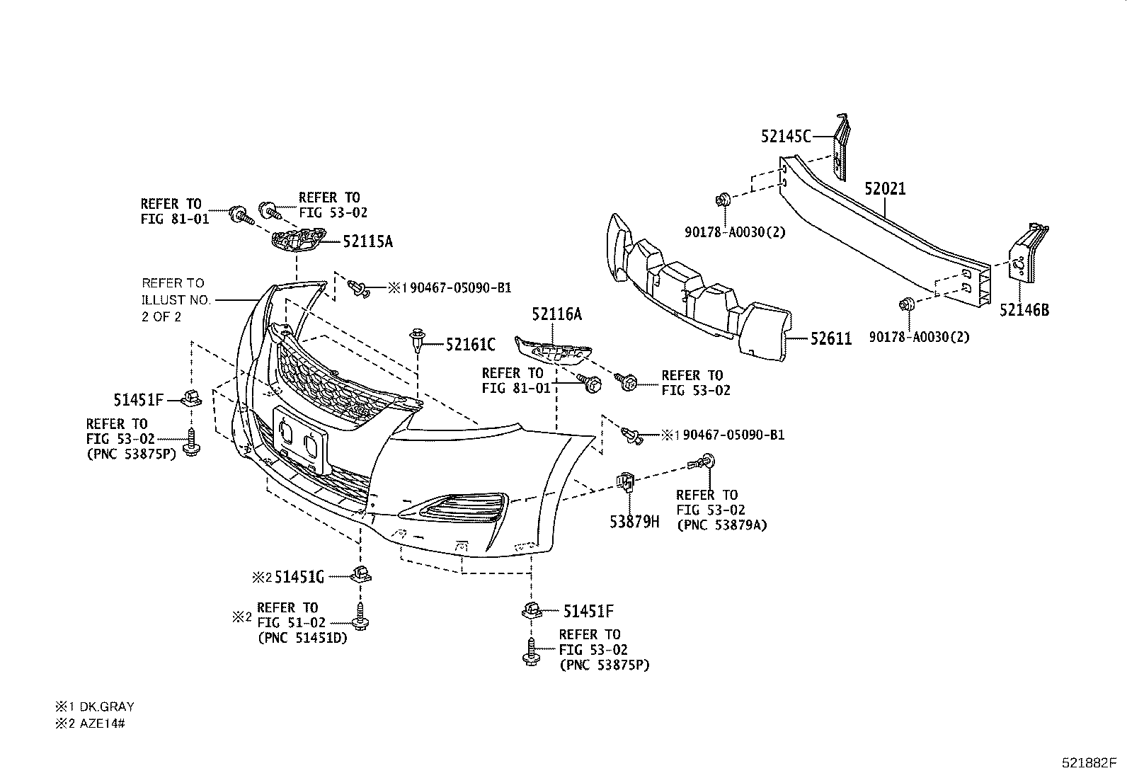 52021-02160 REINFORCEMENT SUB-ASSY, FRONT BUMPER product image