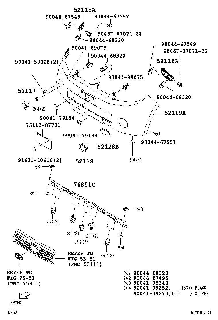 52116-B4011 SUPPORT, FRONT BUMPER SIDE, LH product image