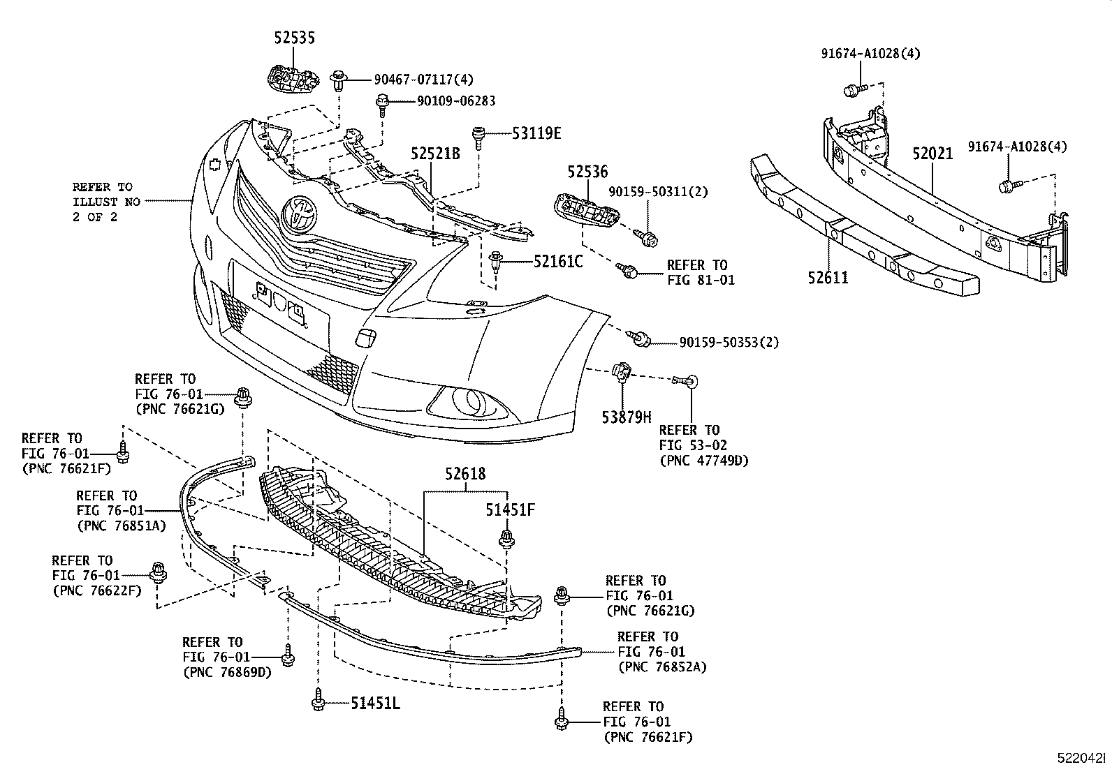 81481-0F050 COVER, FOG LAMP, RH product image