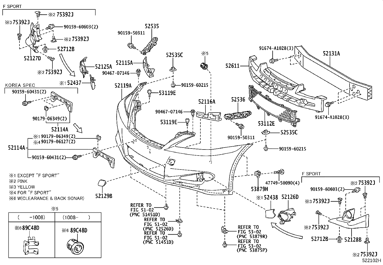 52114-53180 BRACKET, FRONT BUMPER EXTENSION MOUNTING product image